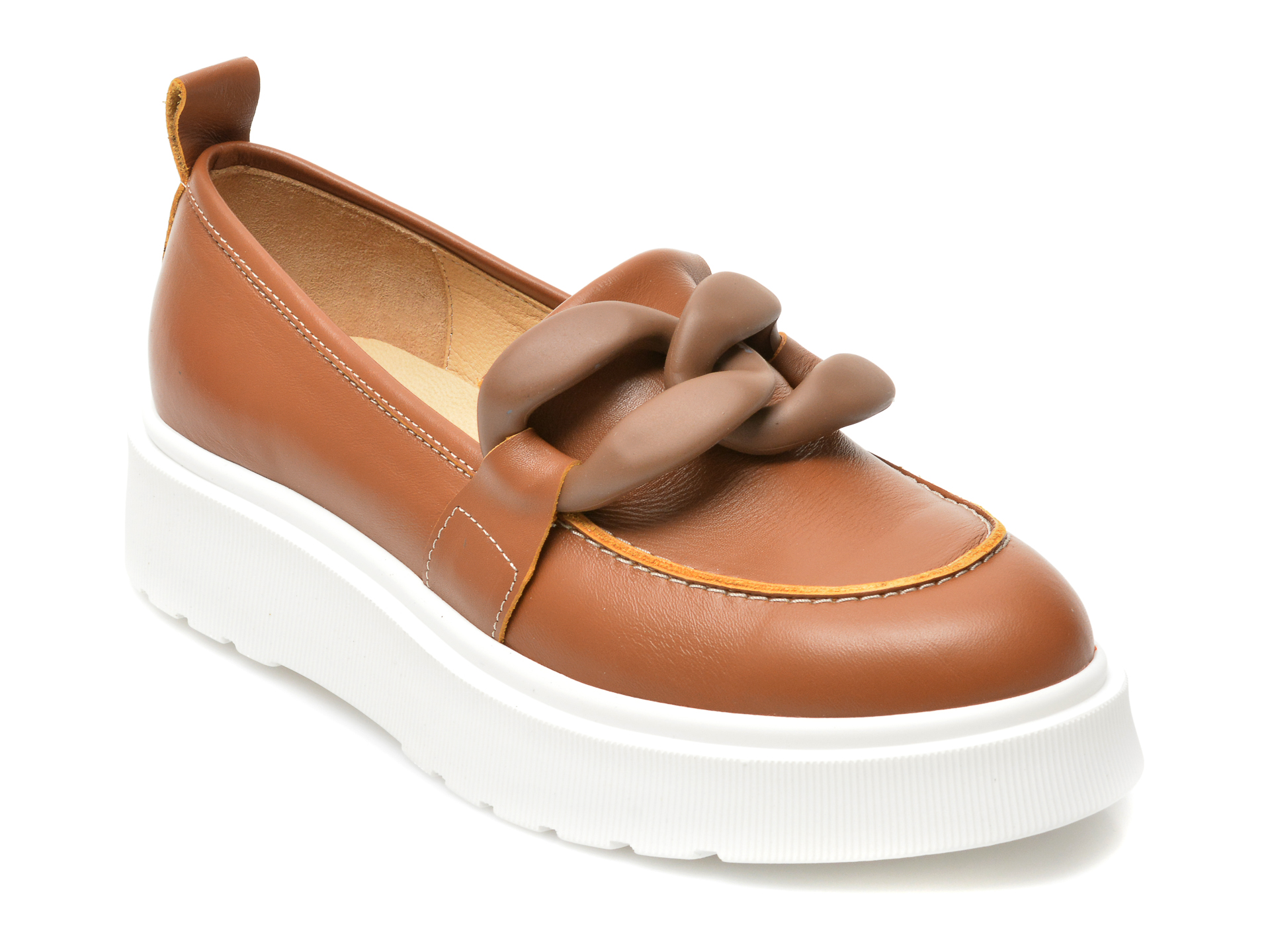 Pantofi FLAVIA PASSINI maro, 1246839, din piele naturala otter.ro imagine noua 2022