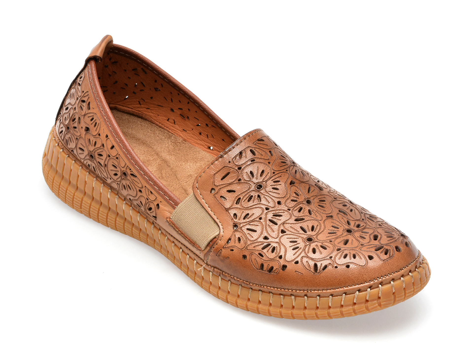 Pantofi FLAVIA PASSINI maro, 2853, din piele naturala /femei/pantofi imagine super redus 2022