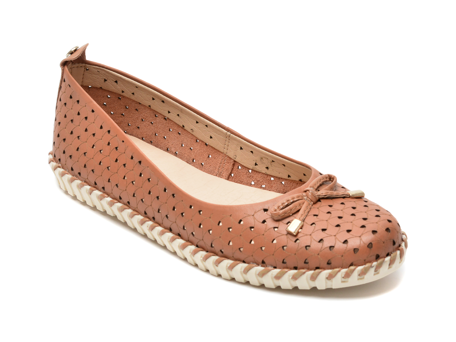 Pantofi FLAVIA PASSINI maro, 326027, din piele naturala imagine reduceri black friday 2021 /femei/pantofi