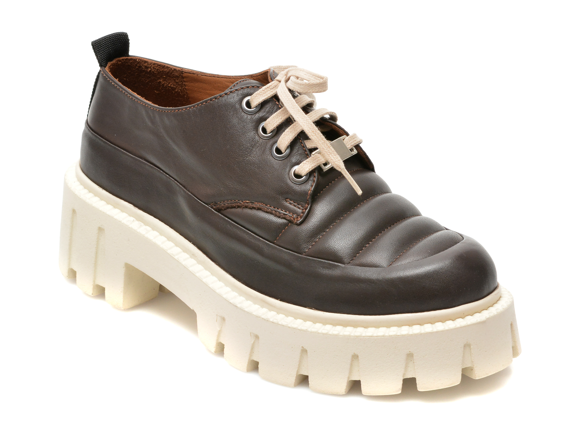 Pantofi FLAVIA PASSINI maro, 411204, din piele naturala Flavia Passini imagine noua