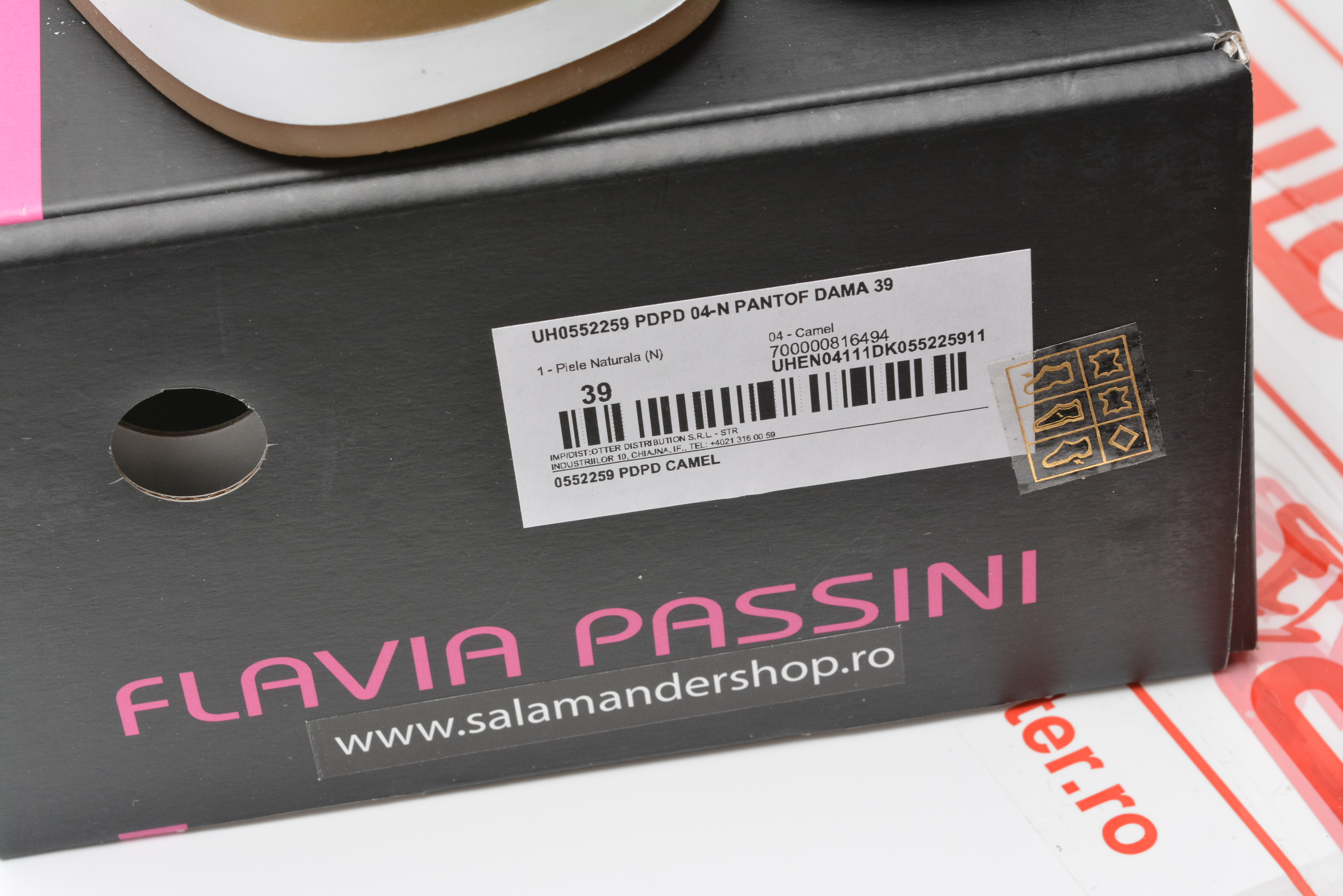 Pantofi FLAVIA PASSINI maro, 552259, din piele naturala otter.ro imagine noua 2022