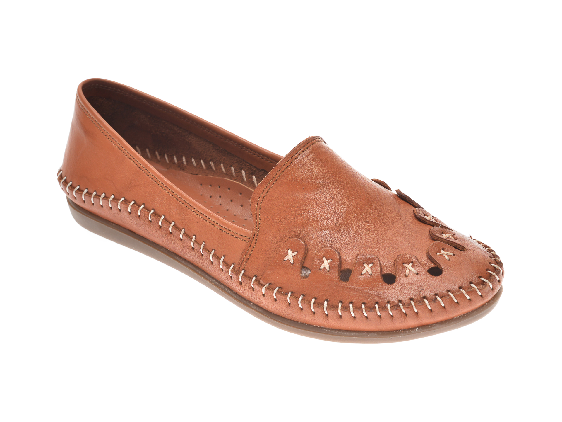 Pantofi FLAVIA PASSINI maro inchis, 429, din piele naturala Flavia Passini Flavia Passini