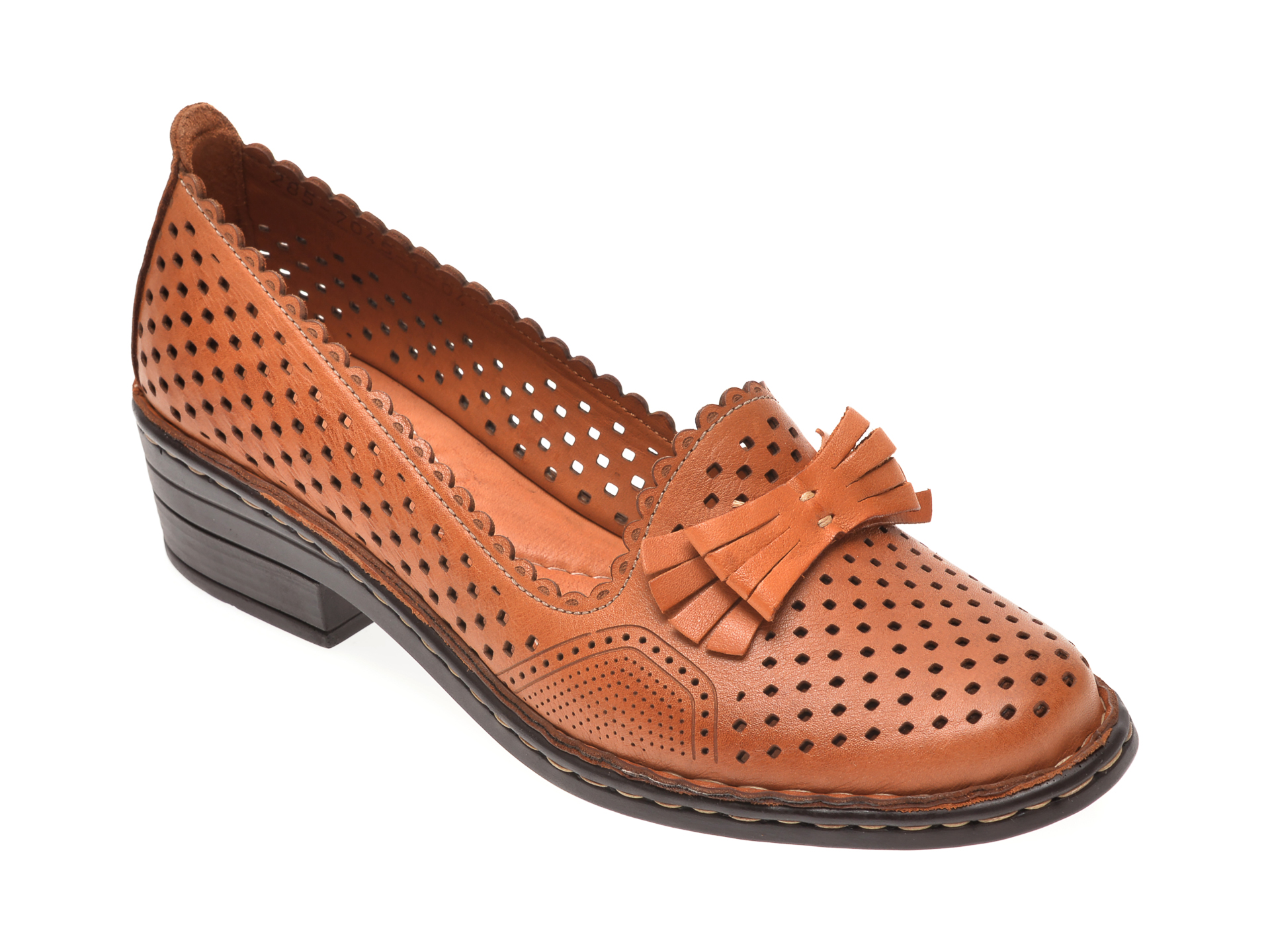 Pantofi FLAVIA PASSINI maro inchis, 70451, din piele naturala