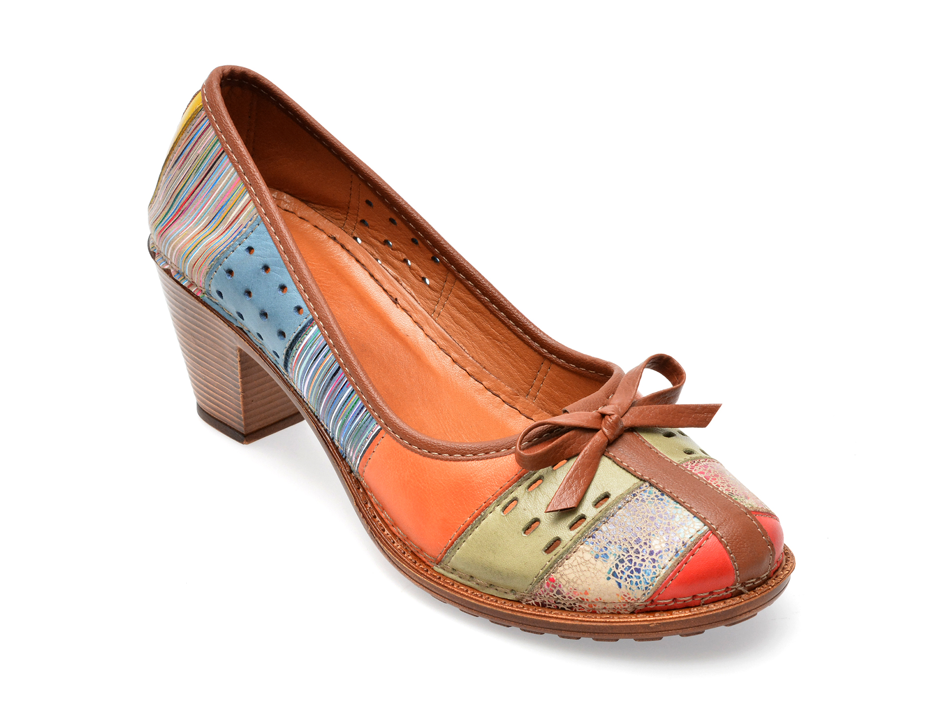 Pantofi FLAVIA PASSINI multicolor, 1880, din piele naturala