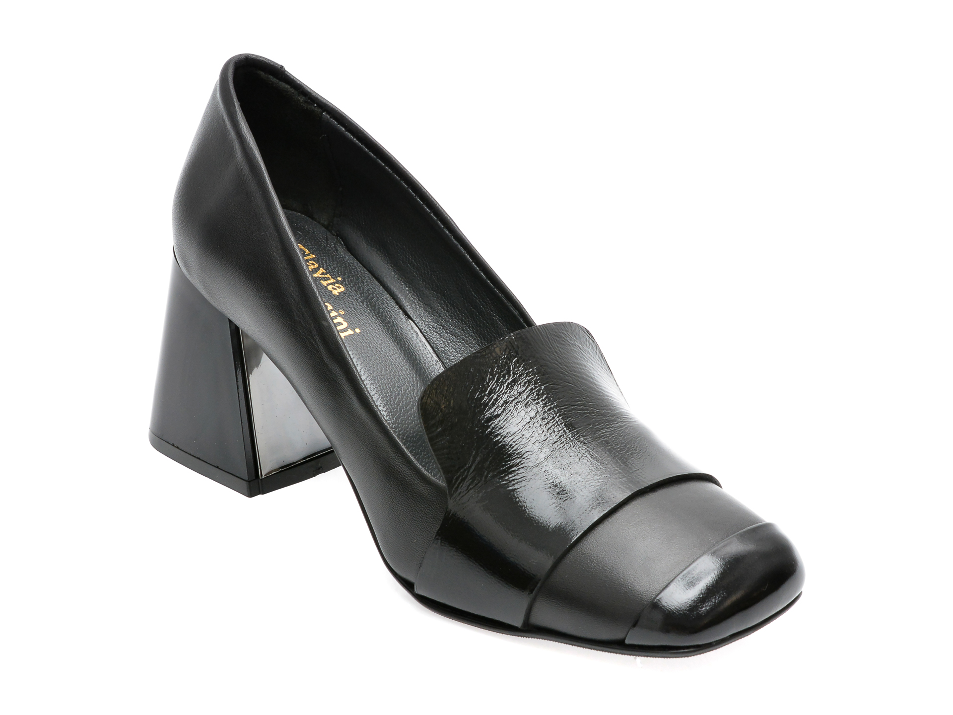 Pantofi FLAVIA PASSINI negri, 1130, din piele naturala femei 2023-02-03