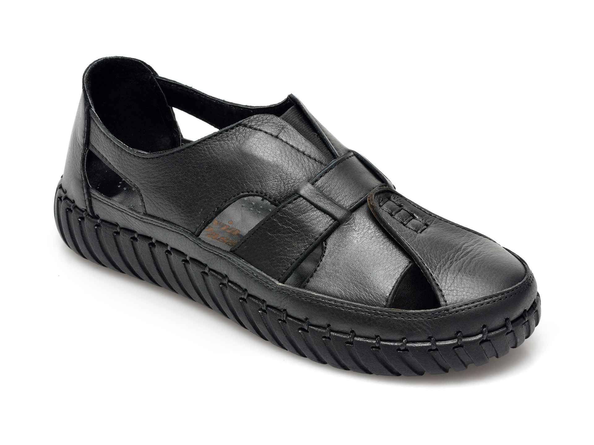 Pantofi FLAVIA PASSINI negri, 113, din piele naturala imagine reduceri black friday 2021 /femei/pantofi