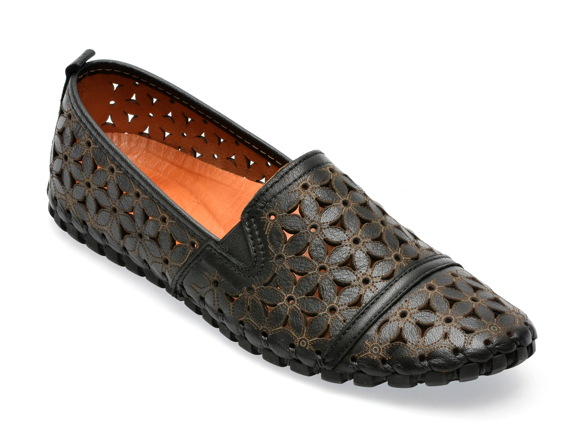 Pantofi FLAVIA PASSINI negri, 1174, din piele naturala