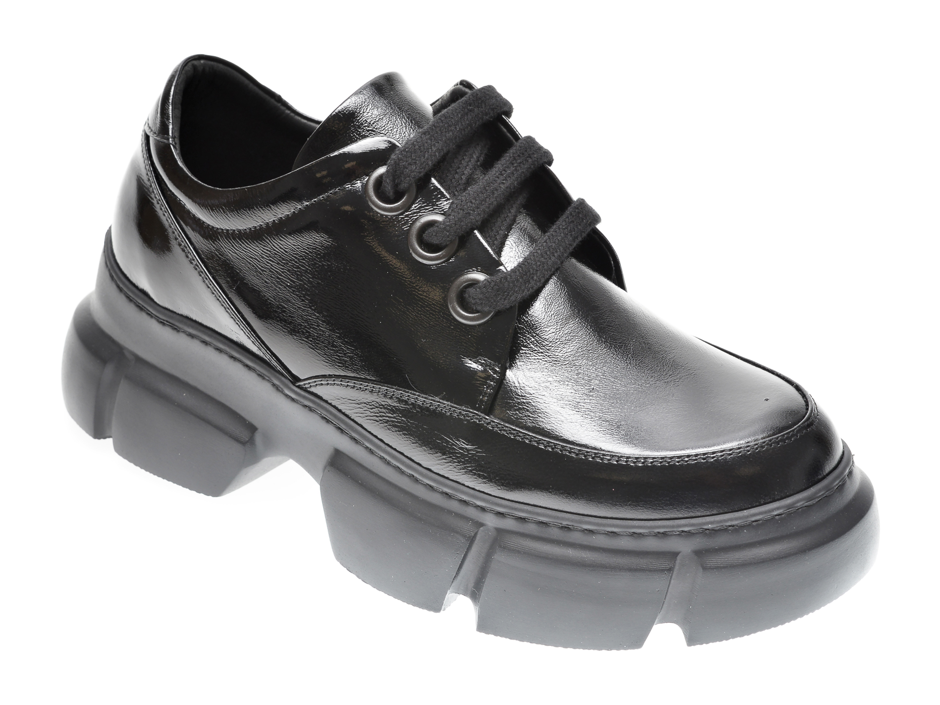 Pantofi FLAVIA PASSINI negri, 1185436, din piele naturala lacuita