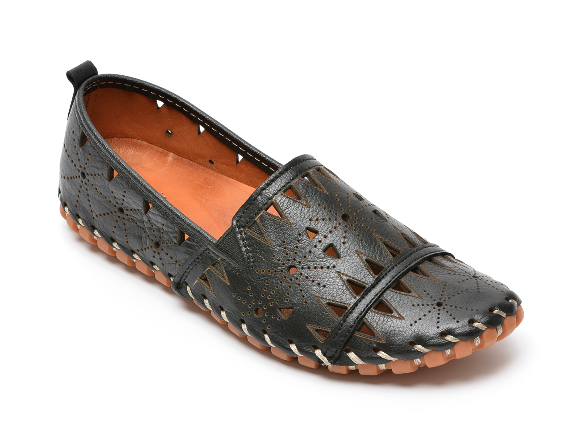 Pantofi FLAVIA PASSINI negri, 1225, din piele naturala Flavia Passini