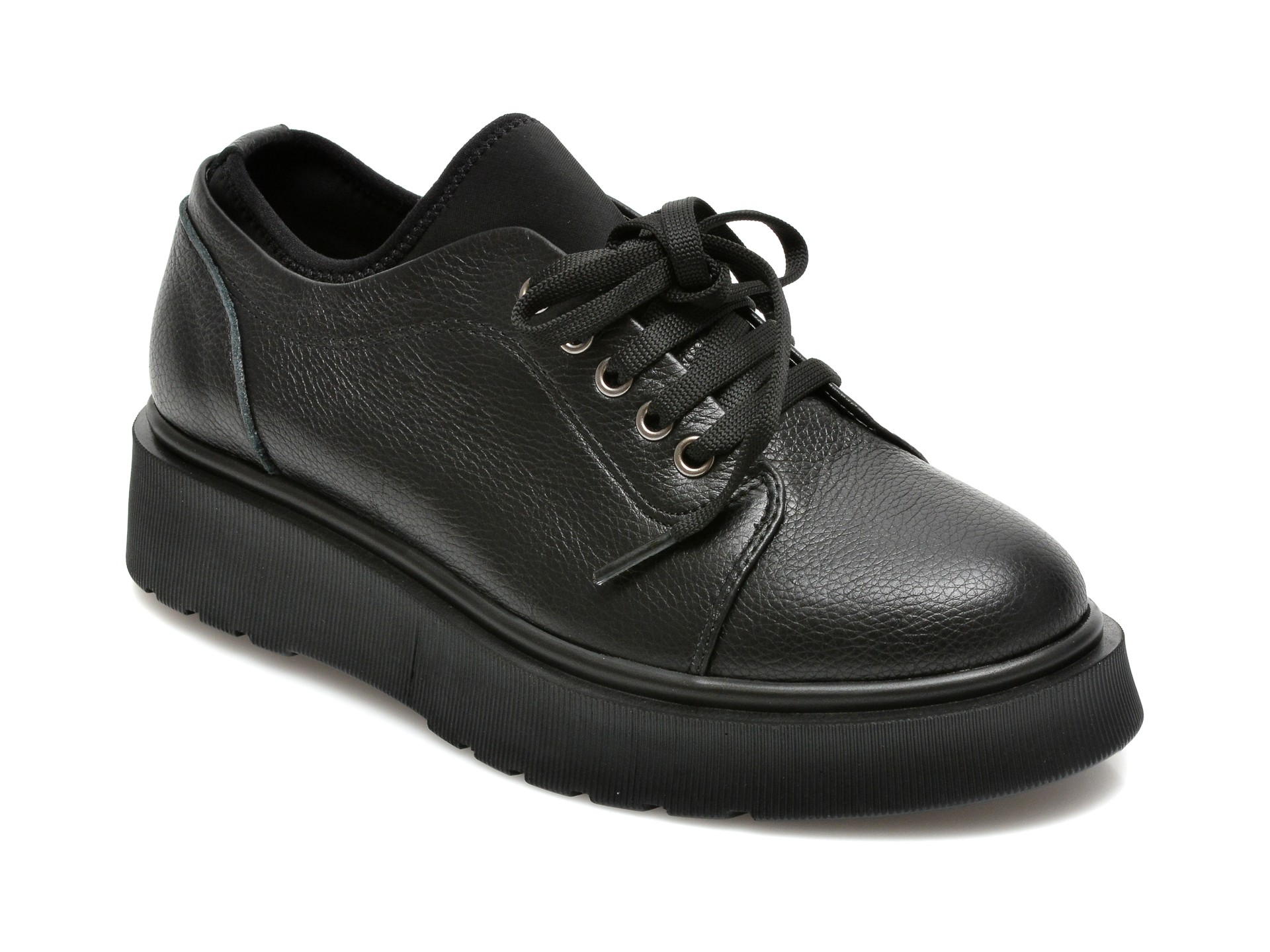 Pantofi FLAVIA PASSINI negri, 1246842, din piele naturala Flavia Passini imagine noua