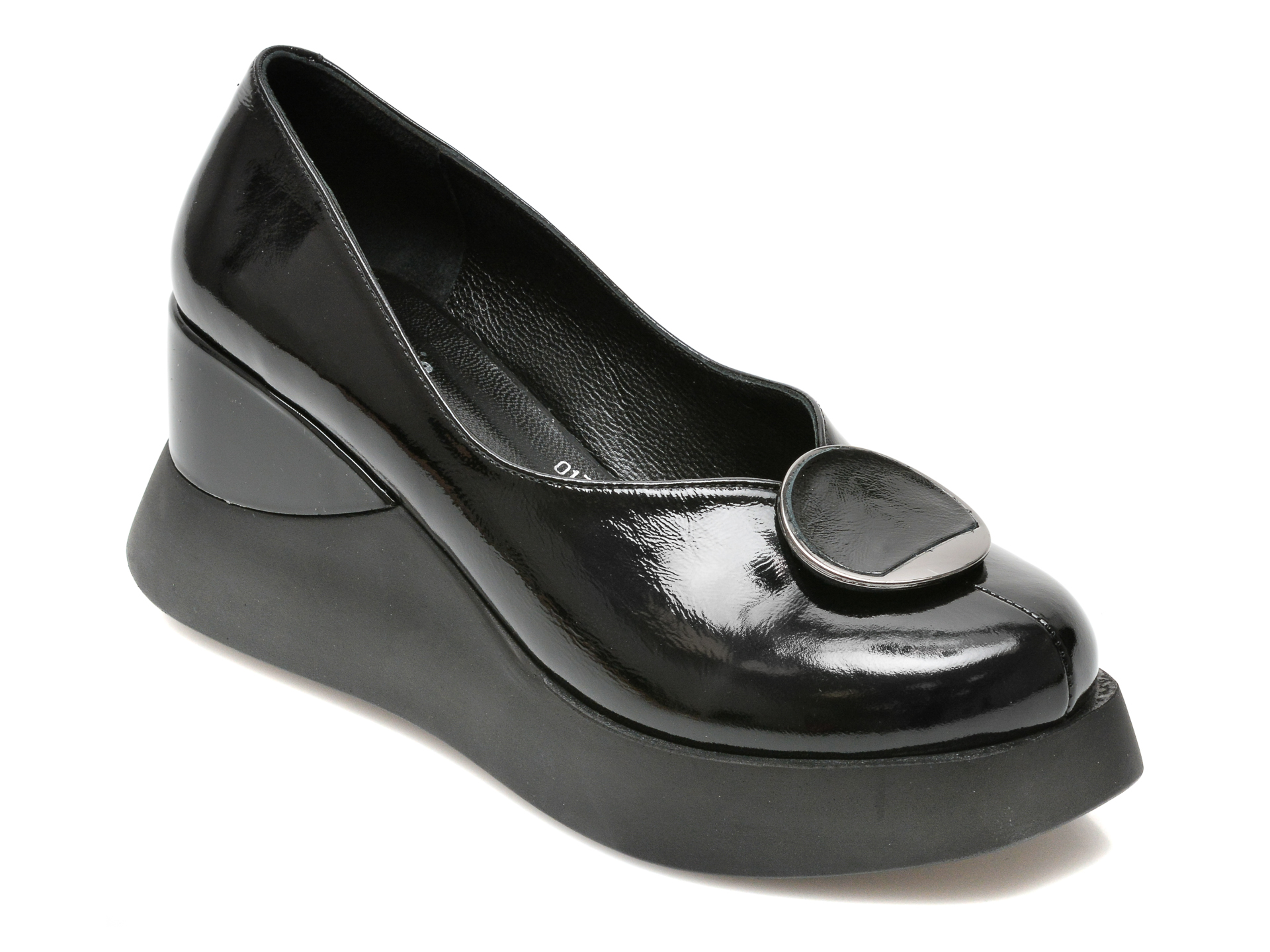 Pantofi FLAVIA PASSINI negri, 131324, din piele naturala lacuita 2022 ❤️ Pret Super otter.ro imagine noua 2022