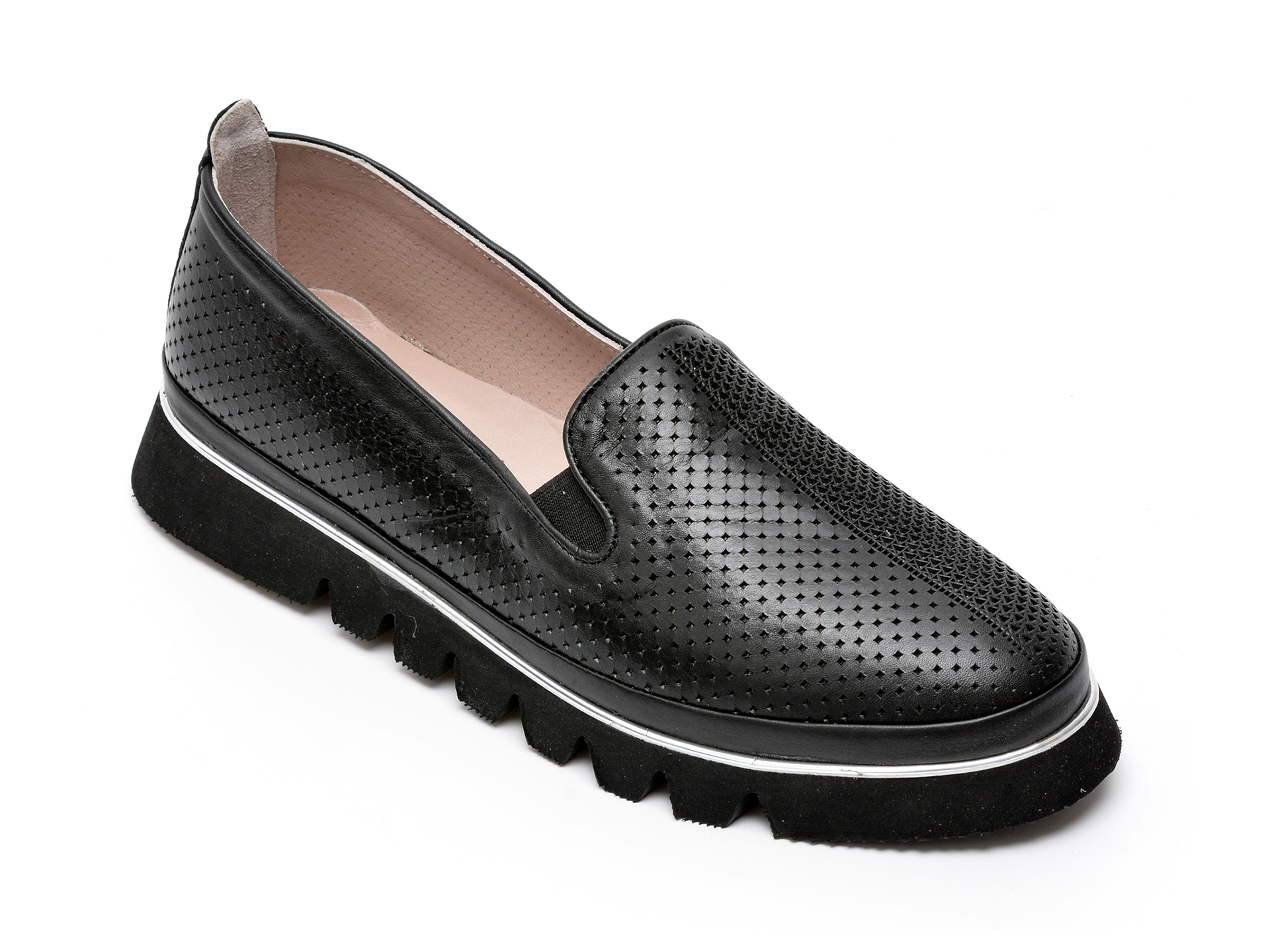 Pantofi FLAVIA PASSINI negri, 146CM2, din piele naturala otter.ro imagine noua 2022