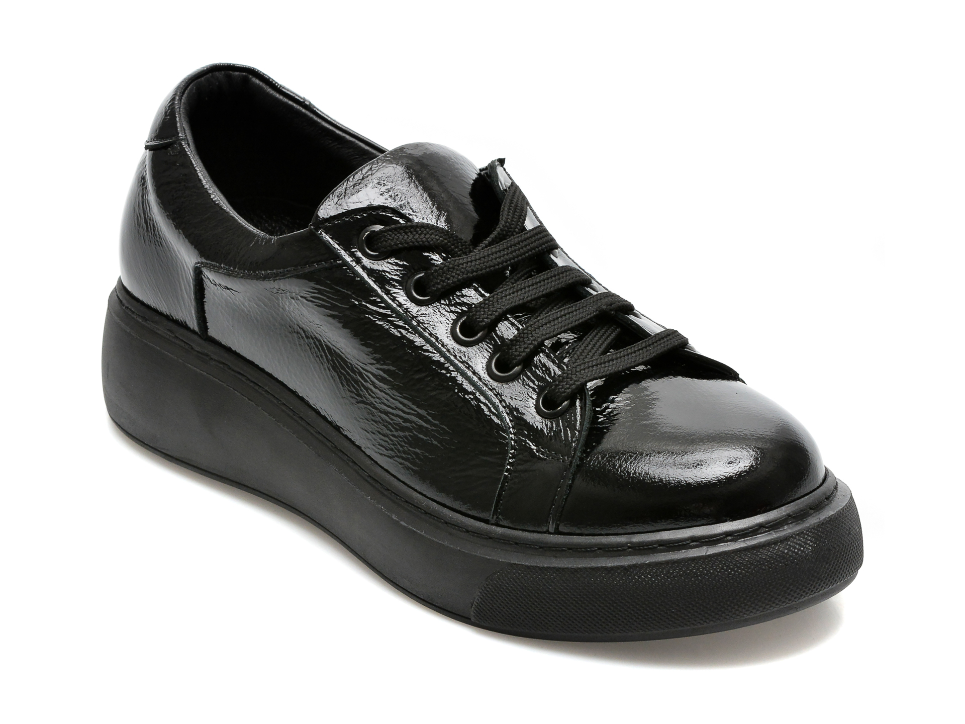 Pantofi FLAVIA PASSINI negri, 15401, din piele naturala lacuita