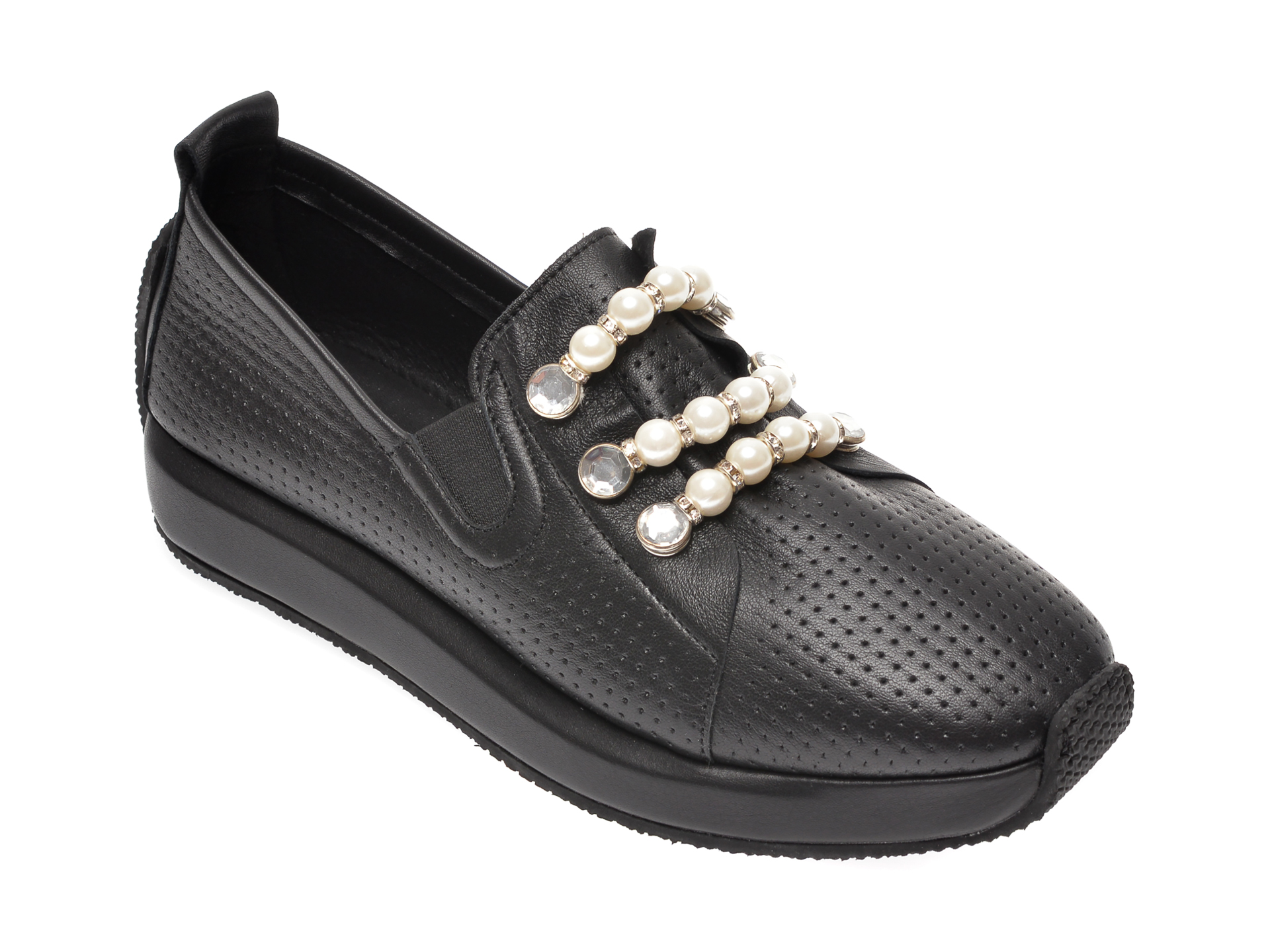 Pantofi FLAVIA PASSINI negri, 1696031, din piele naturala