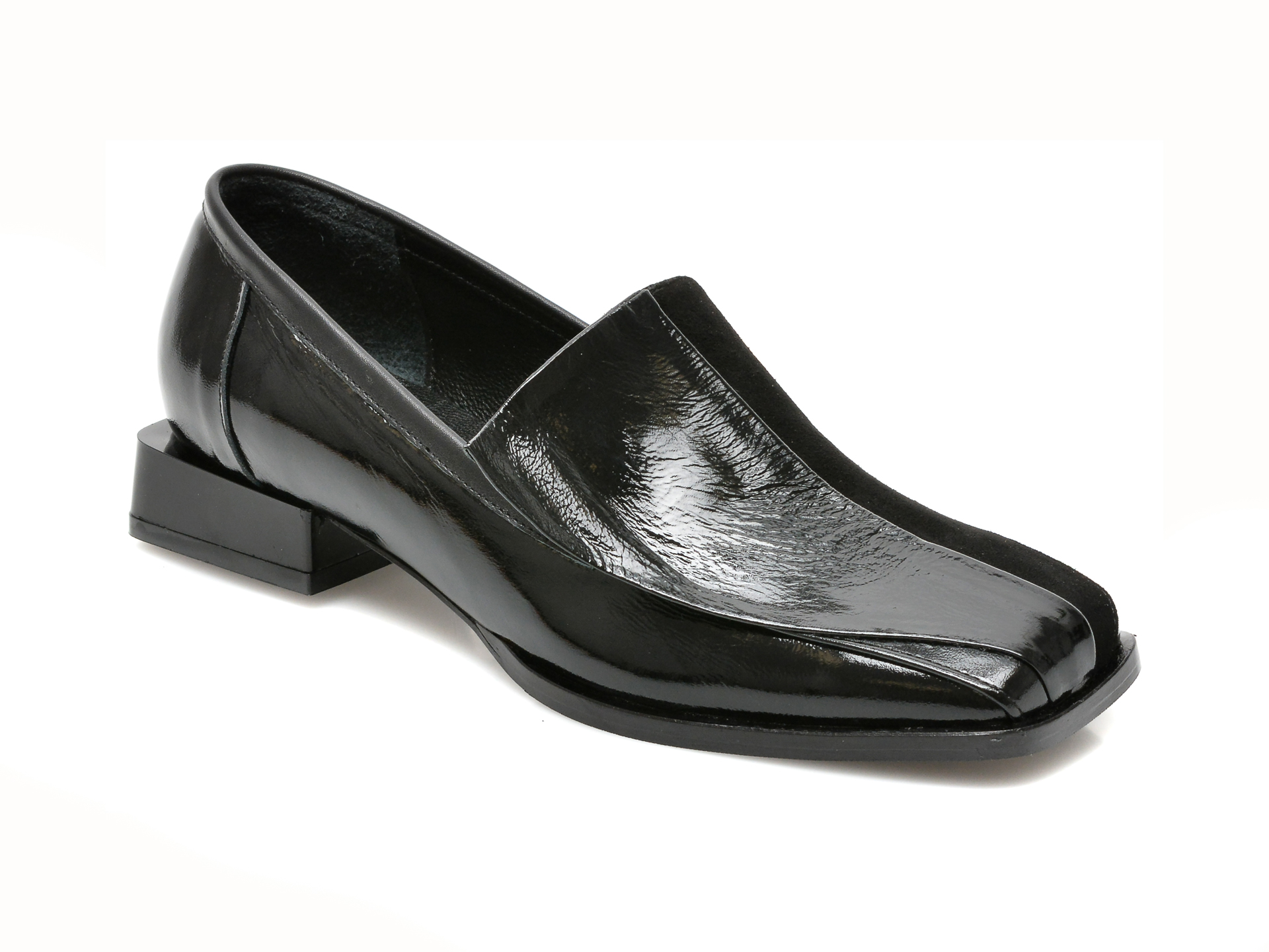 Pantofi FLAVIA PASSINI negri, 200358, din piele naturala lacuita Flavia Passini imagine noua