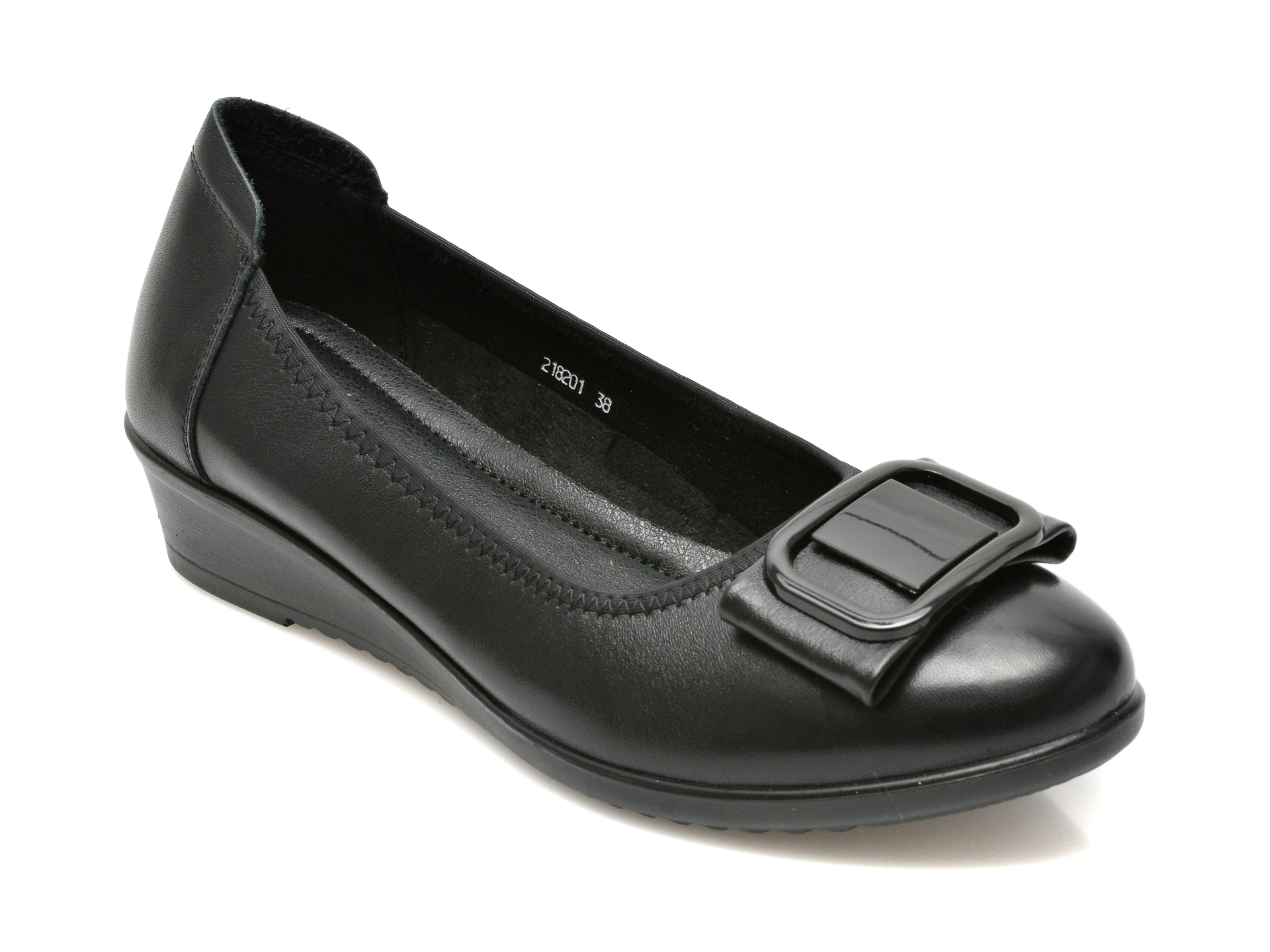 Pantofi FLAVIA PASSINI negri, 218201, din piele naturala