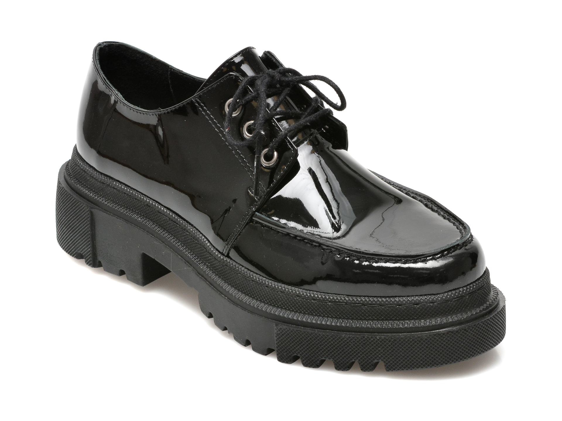Pantofi FLAVIA PASSINI negri, 21900, din piele naturala lacuita Flavia Passini imagine noua