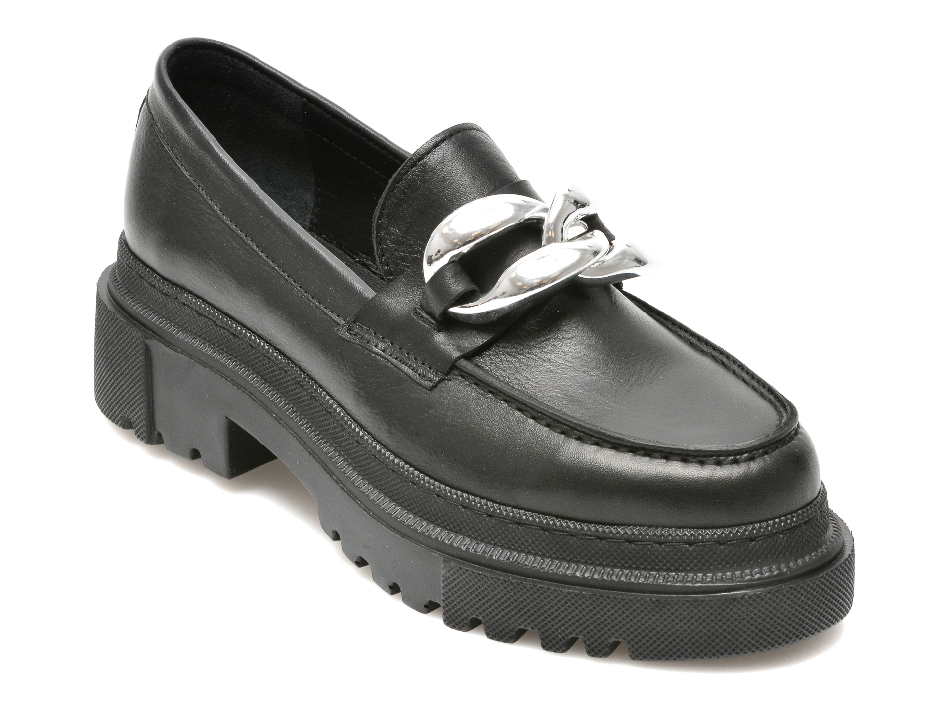 Pantofi FLAVIA PASSINI negri, 21903, din piele naturala Flavia Passini
