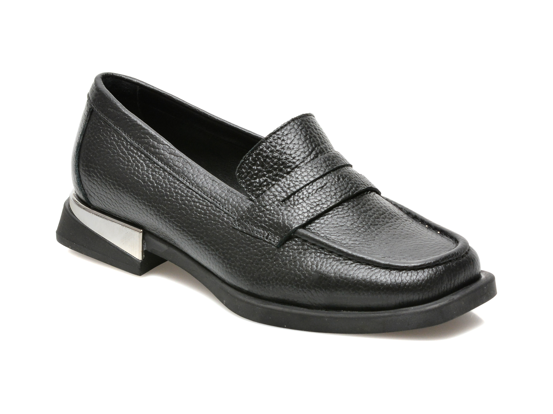 Pantofi FLAVIA PASSINI negri, 221250, din piele naturala 2022 ❤️ Pret Super otter.ro imagine noua 2022