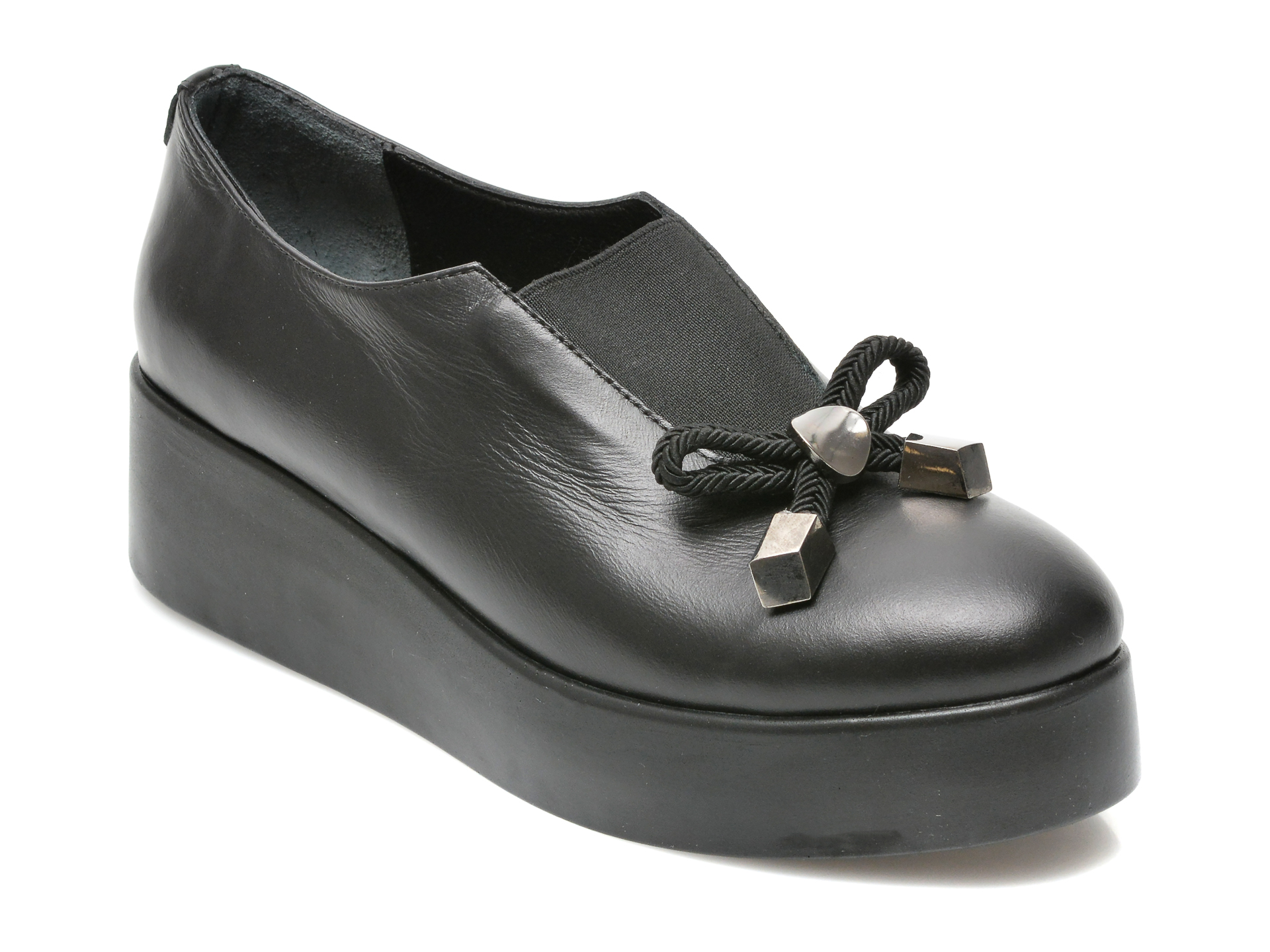 Pantofi FLAVIA PASSINI negri, 233147, din piele naturala Flavia Passini