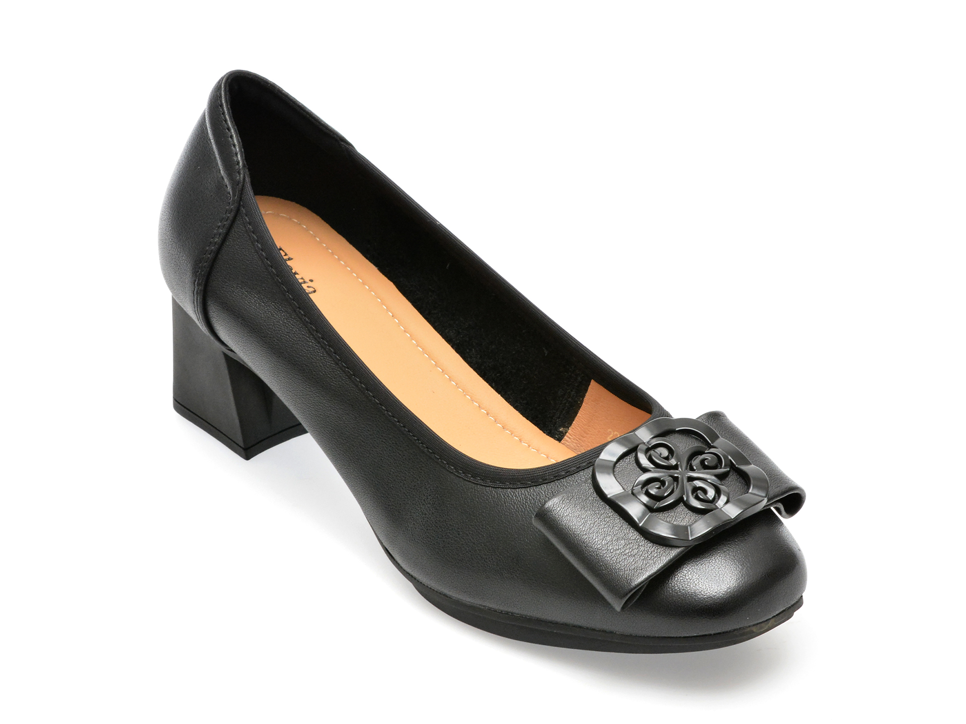 Pantofi FLAVIA PASSINI negri, 23632, din piele naturala