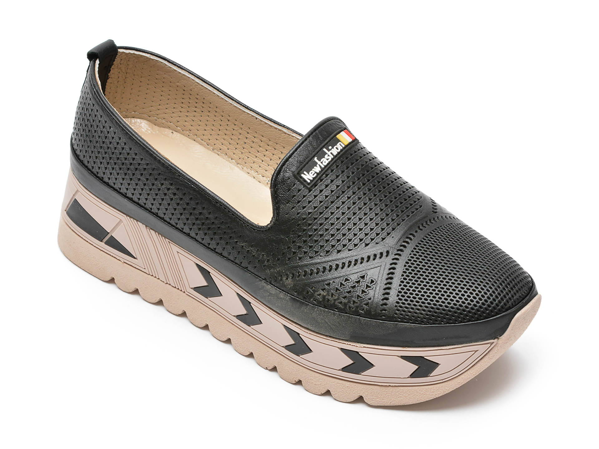 Pantofi FLAVIA PASSINI negri, 251810, din piele naturala Flavia Passini