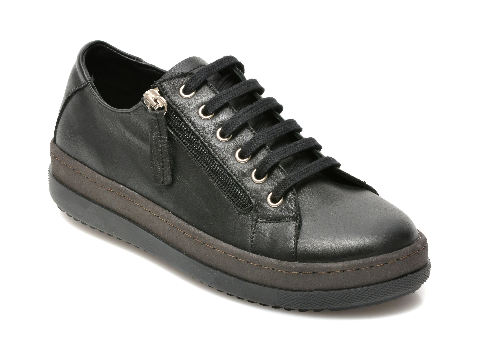 Pantofi FLAVIA PASSINI negri, 2905, din piele naturala Flavia Passini imagine noua