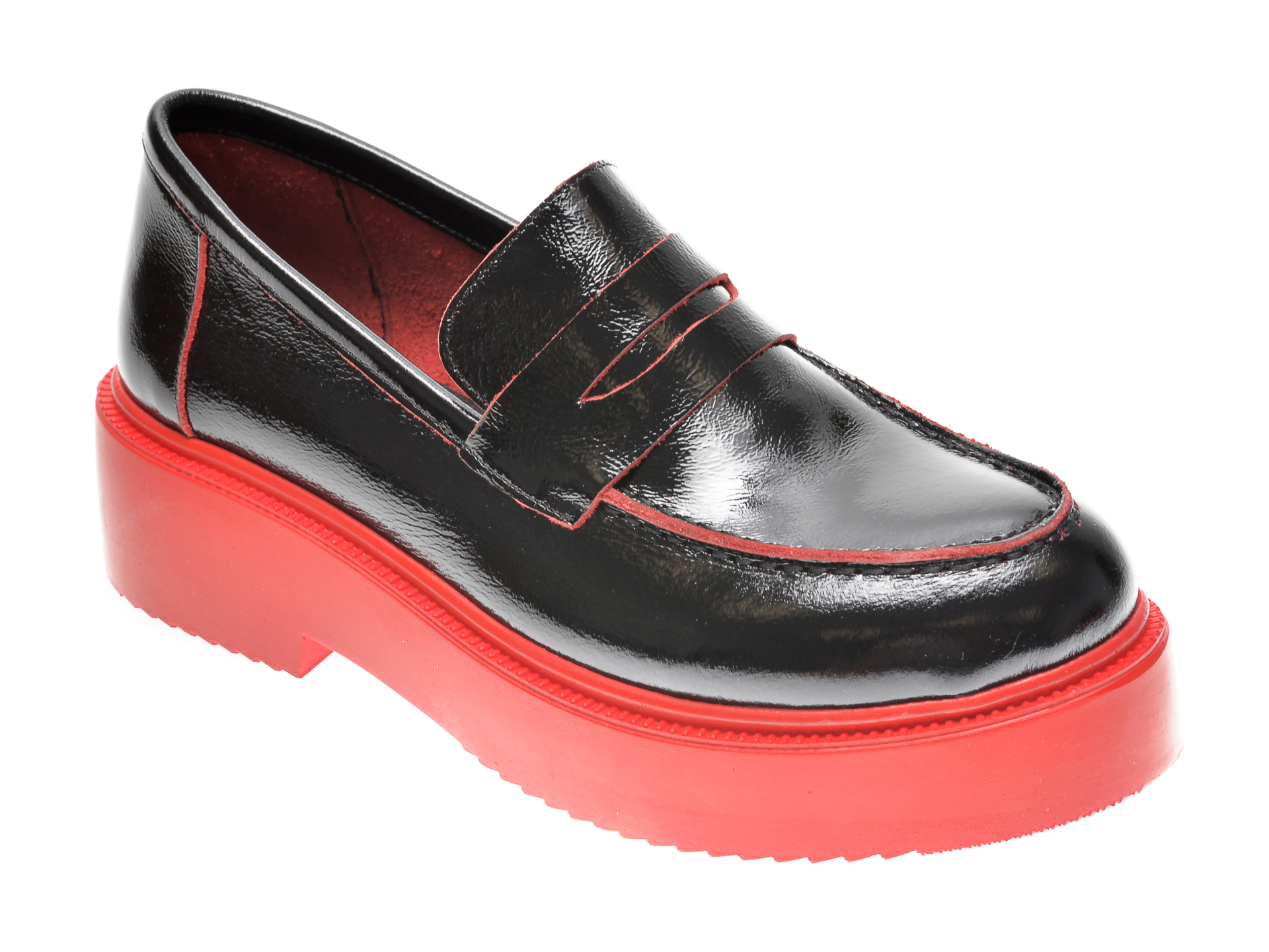 Pantofi FLAVIA PASSINI negri, 2947273, din piele naturala lacuita