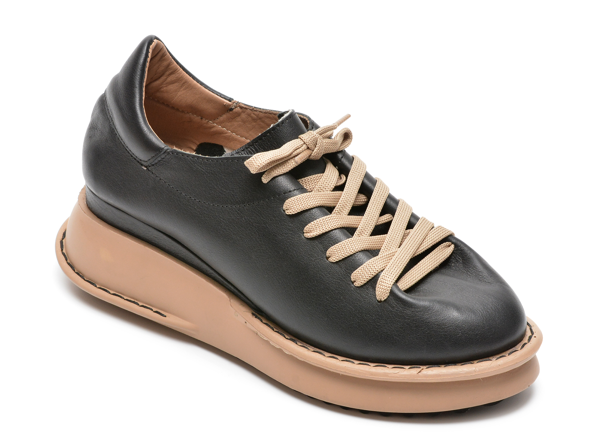 Pantofi FLAVIA PASSINI negri, 40284589, din piele naturala Flavia Passini