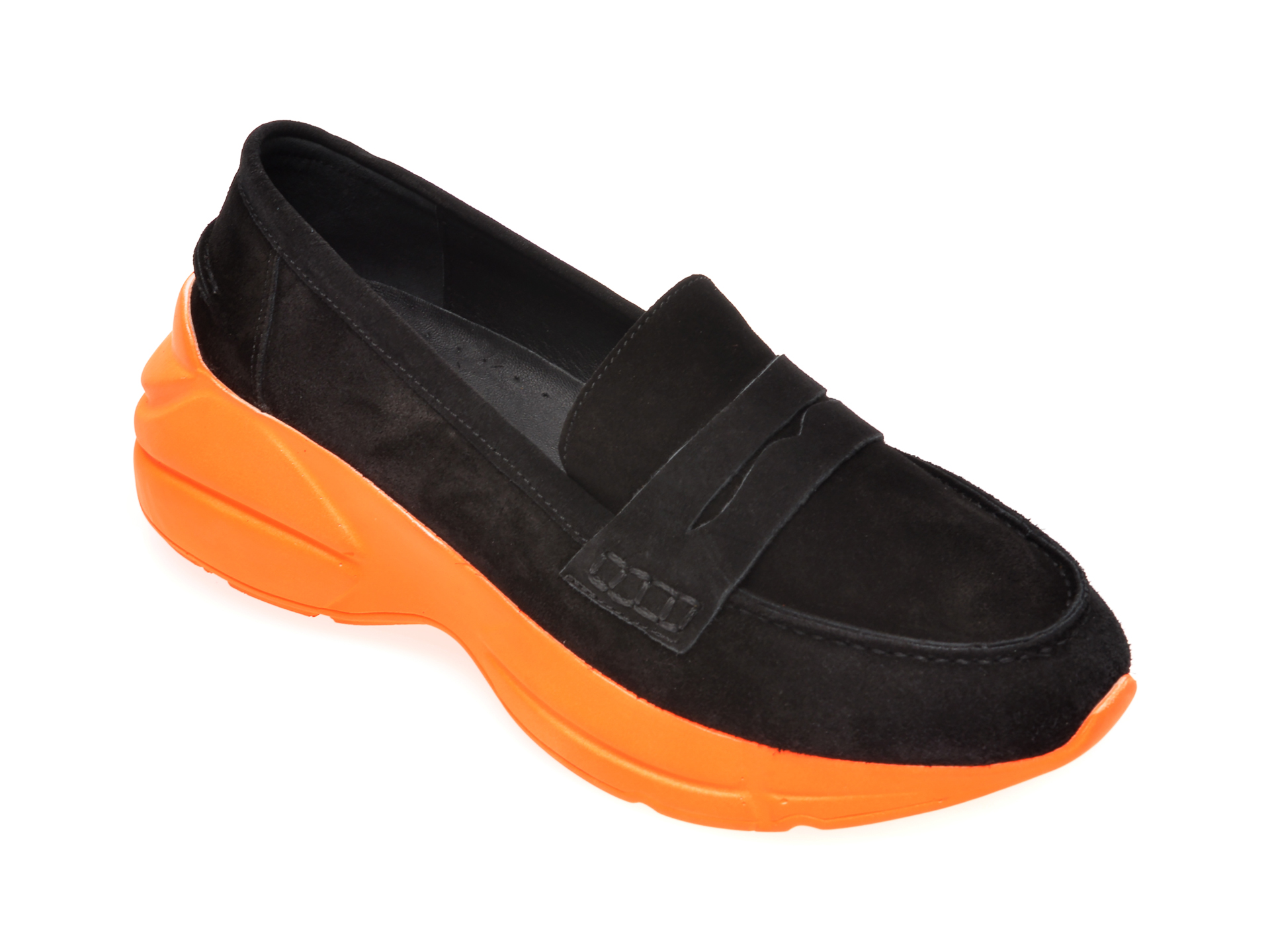 Pantofi FLAVIA PASSINI negri, 402951, din piele intoarsa