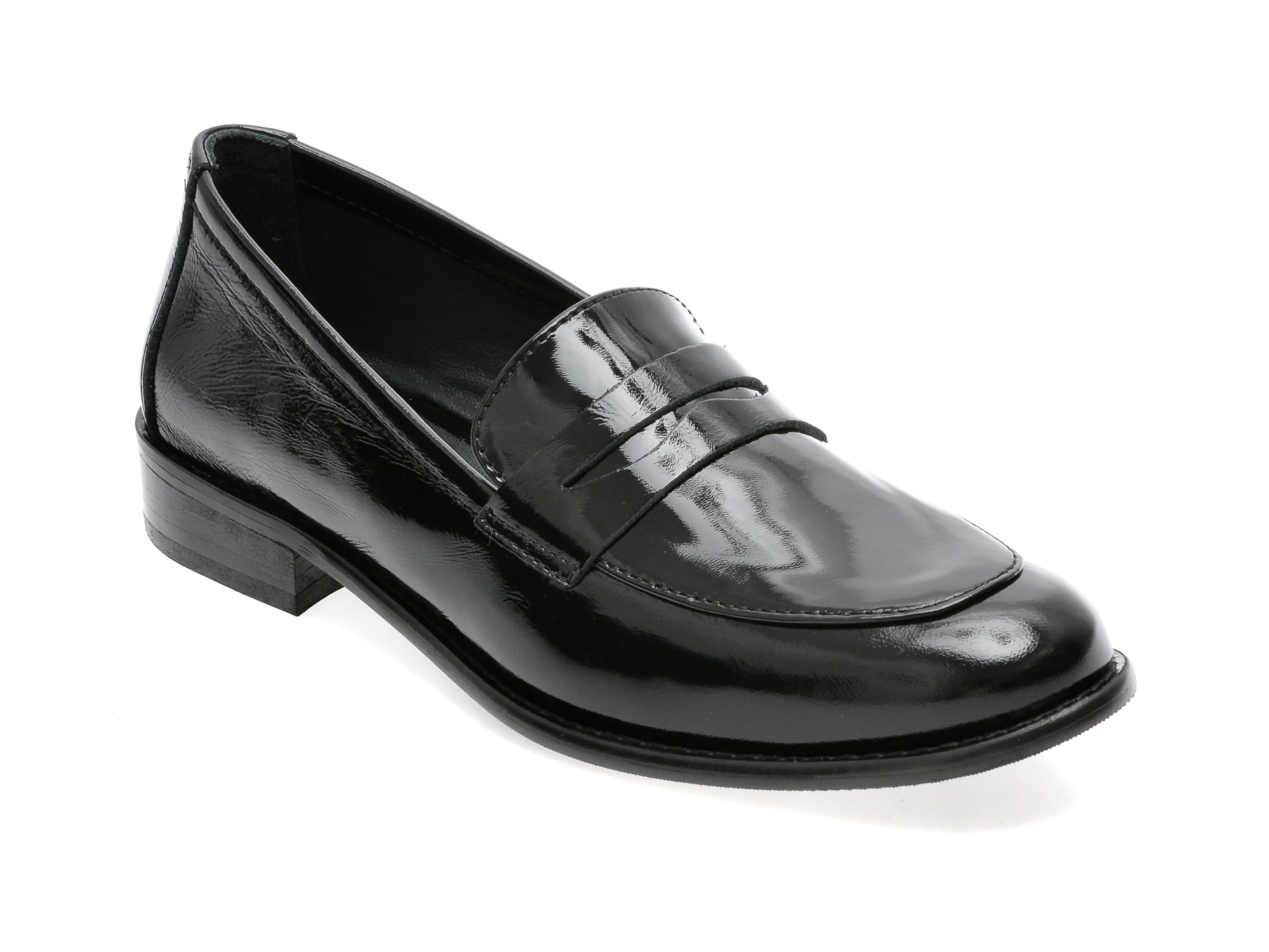 Pantofi FLAVIA PASSINI negri, 460, din piele naturala lacuita /femei/pantofi