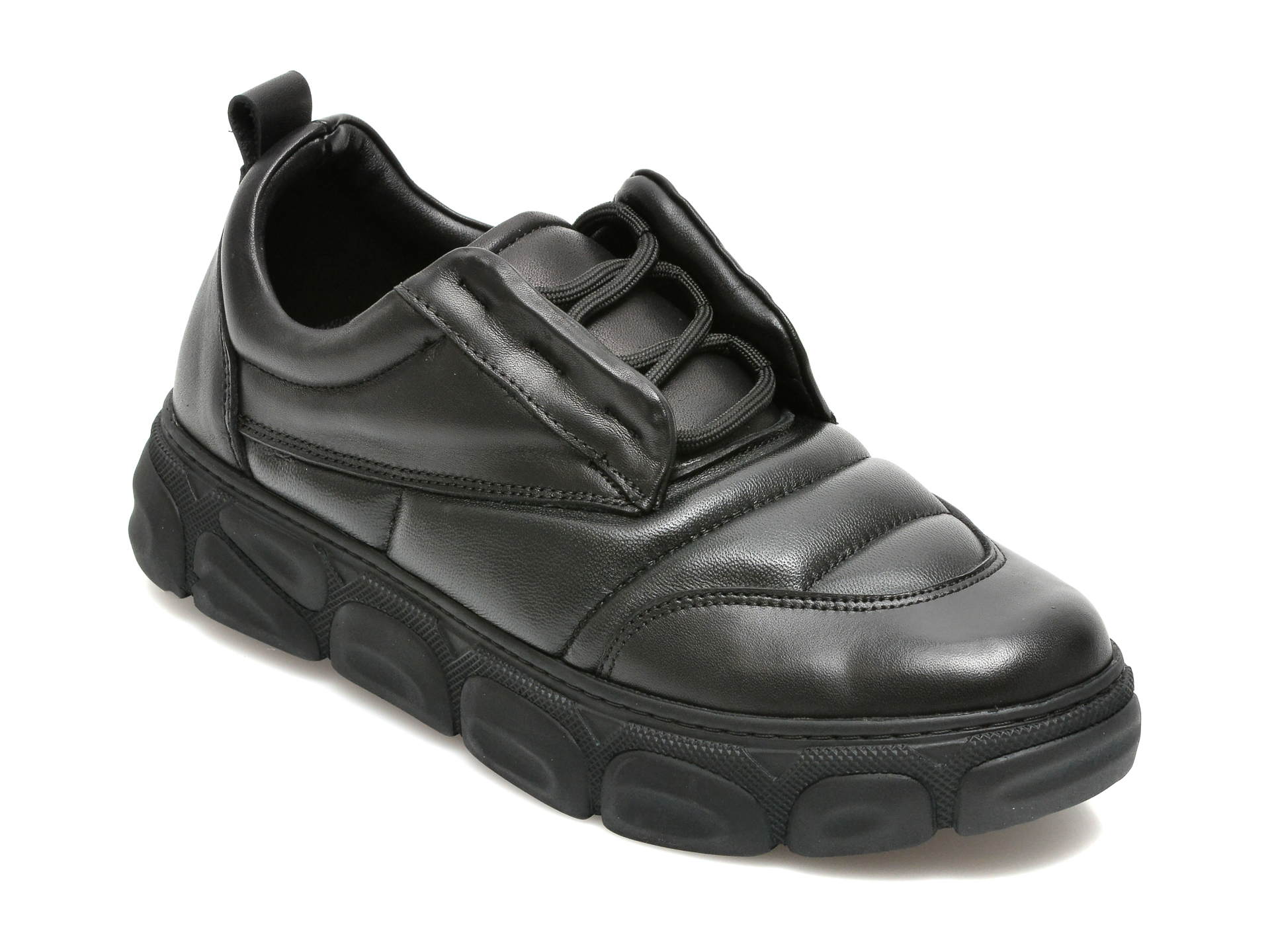 Pantofi FLAVIA PASSINI negri, 4821, din piele naturala Flavia Passini imagine noua