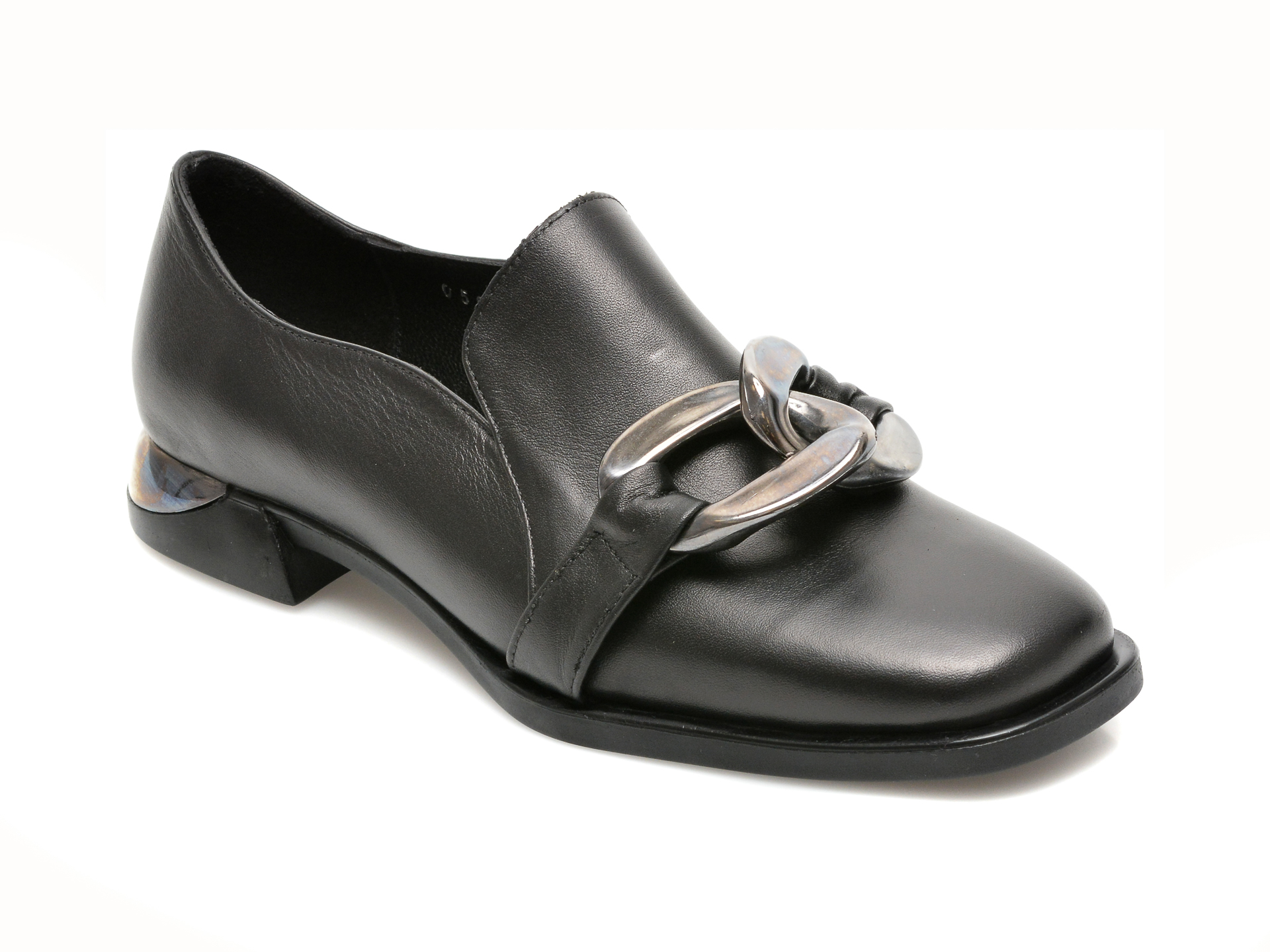 Pantofi FLAVIA PASSINI negri, 591000, din piele naturala otter.ro imagine noua 2022