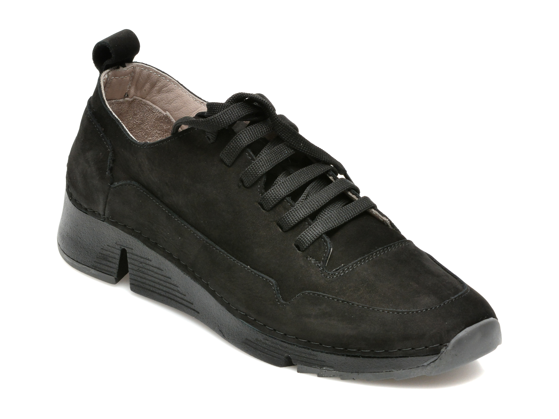 Pantofi FLAVIA PASSINI negri, 5964, din nabuc Flavia Passini imagine noua