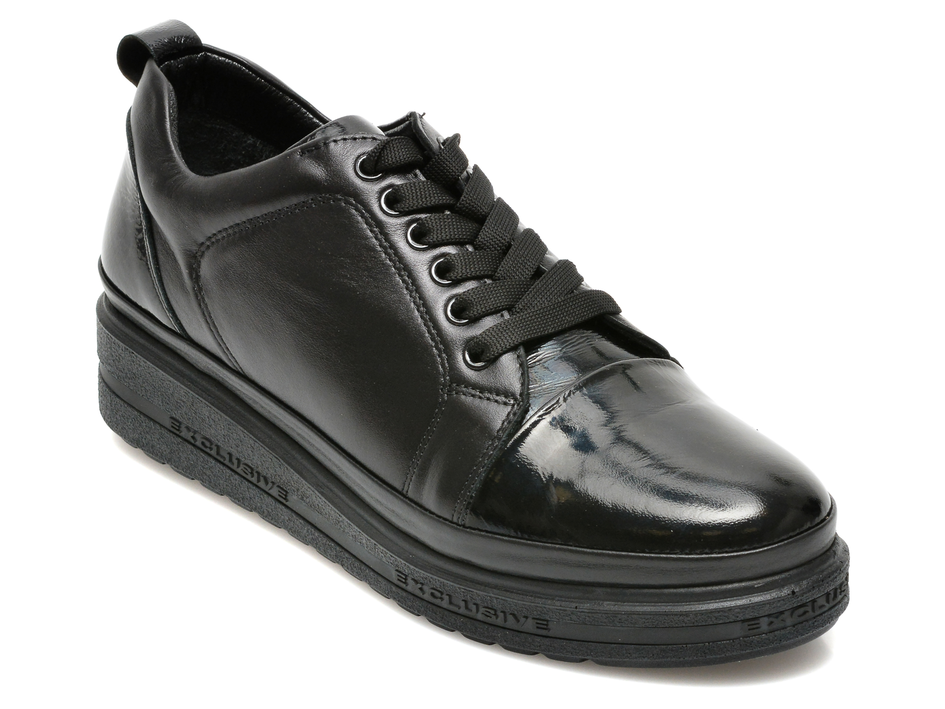 Pantofi FLAVIA PASSINI negri, 601452, din piele naturala Flavia Passini