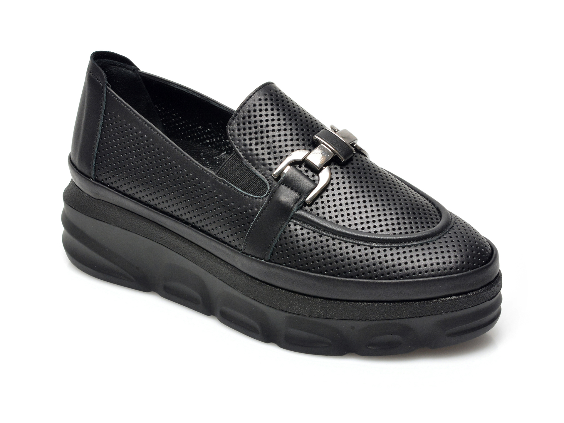 Pantofi FLAVIA PASSINI negri, 711901, din piele naturala 2023 ❤️ Pret Super Black Friday otter.ro imagine noua 2022