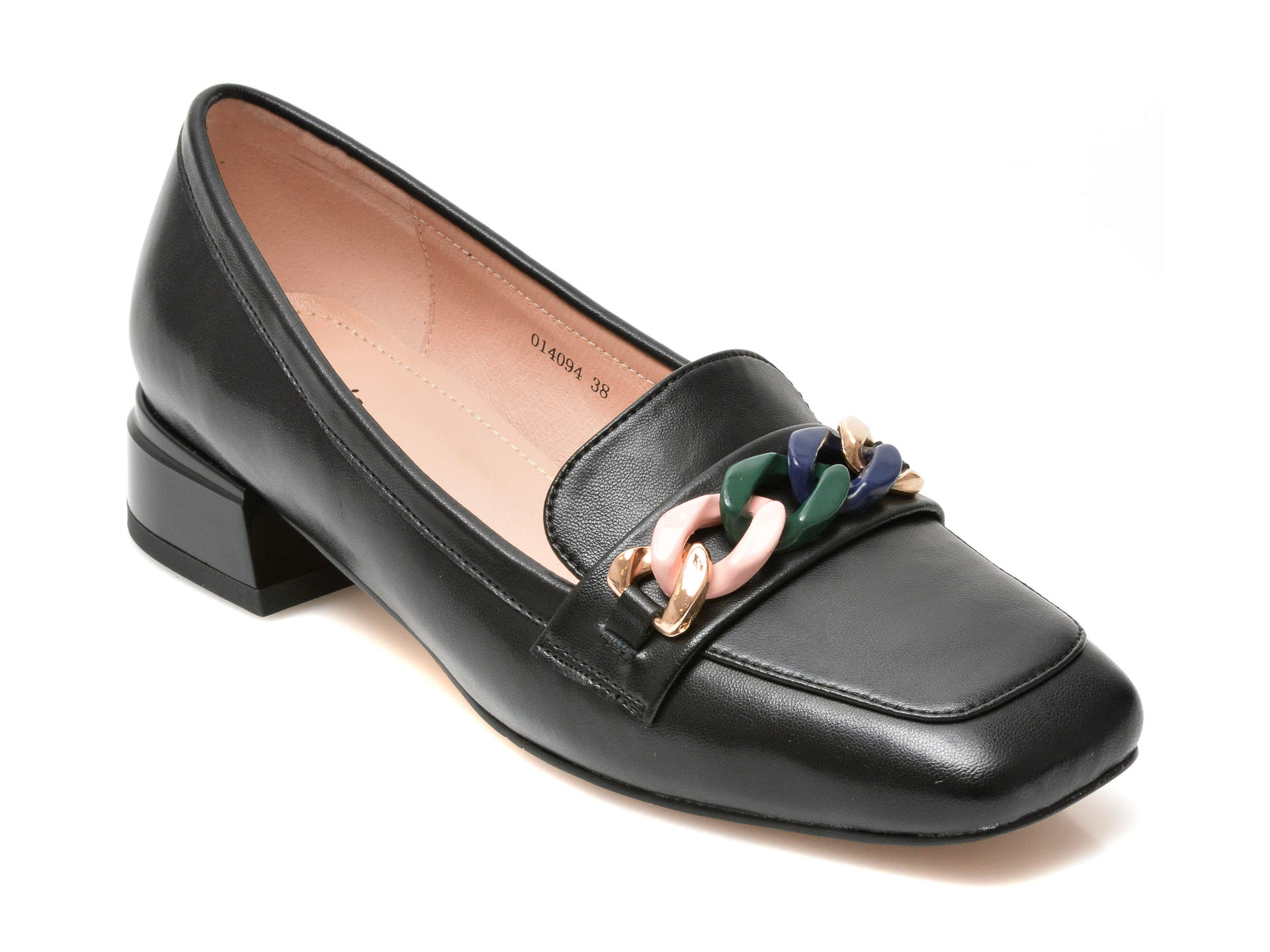 Pantofi FLAVIA PASSINI negri, 714094, din piele naturala 2023 ❤️ Pret Super Black Friday otter.ro imagine noua 2022