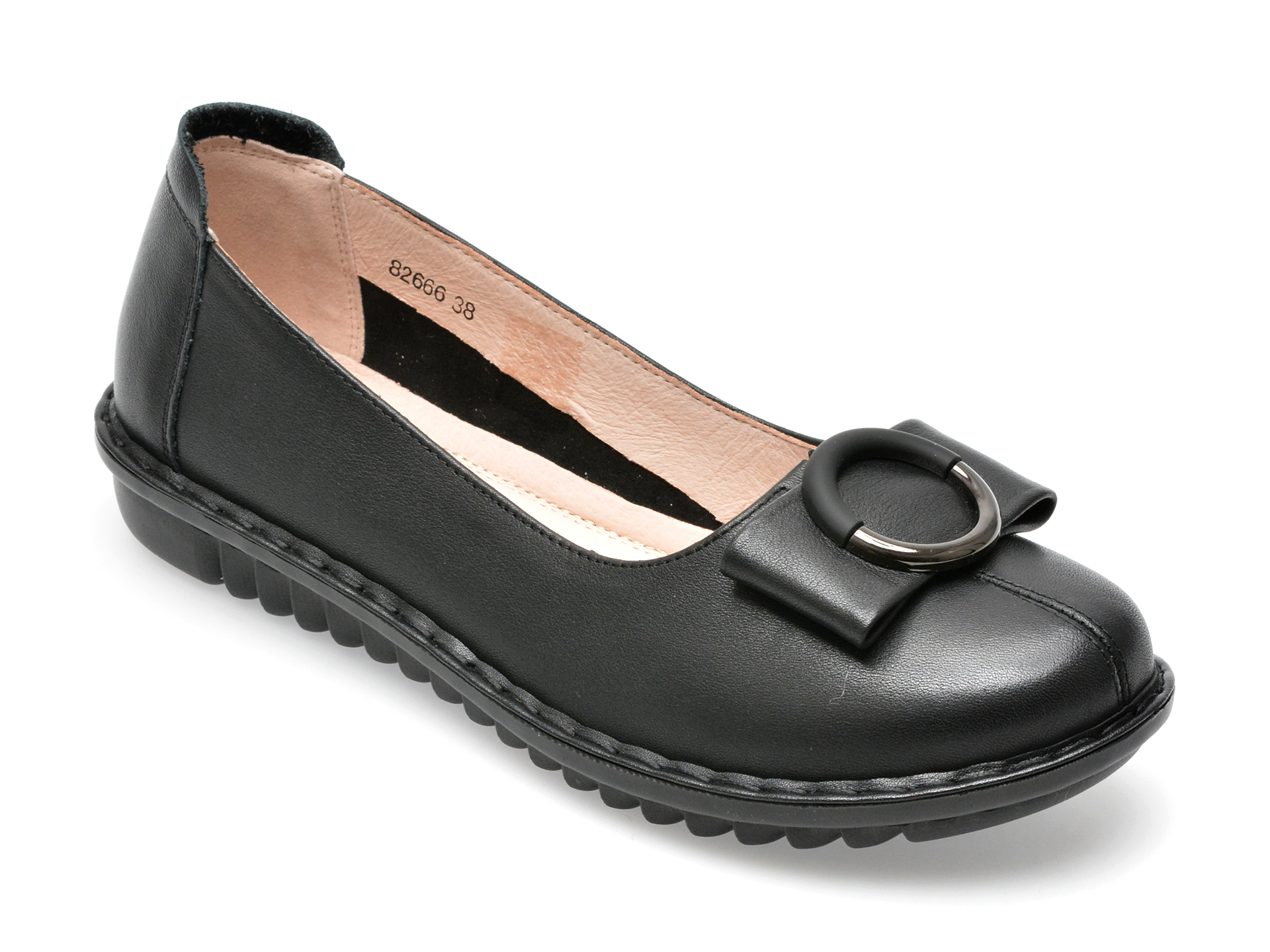 Pantofi FLAVIA PASSINI negri, 82666, din piele naturala /femei/pantofi