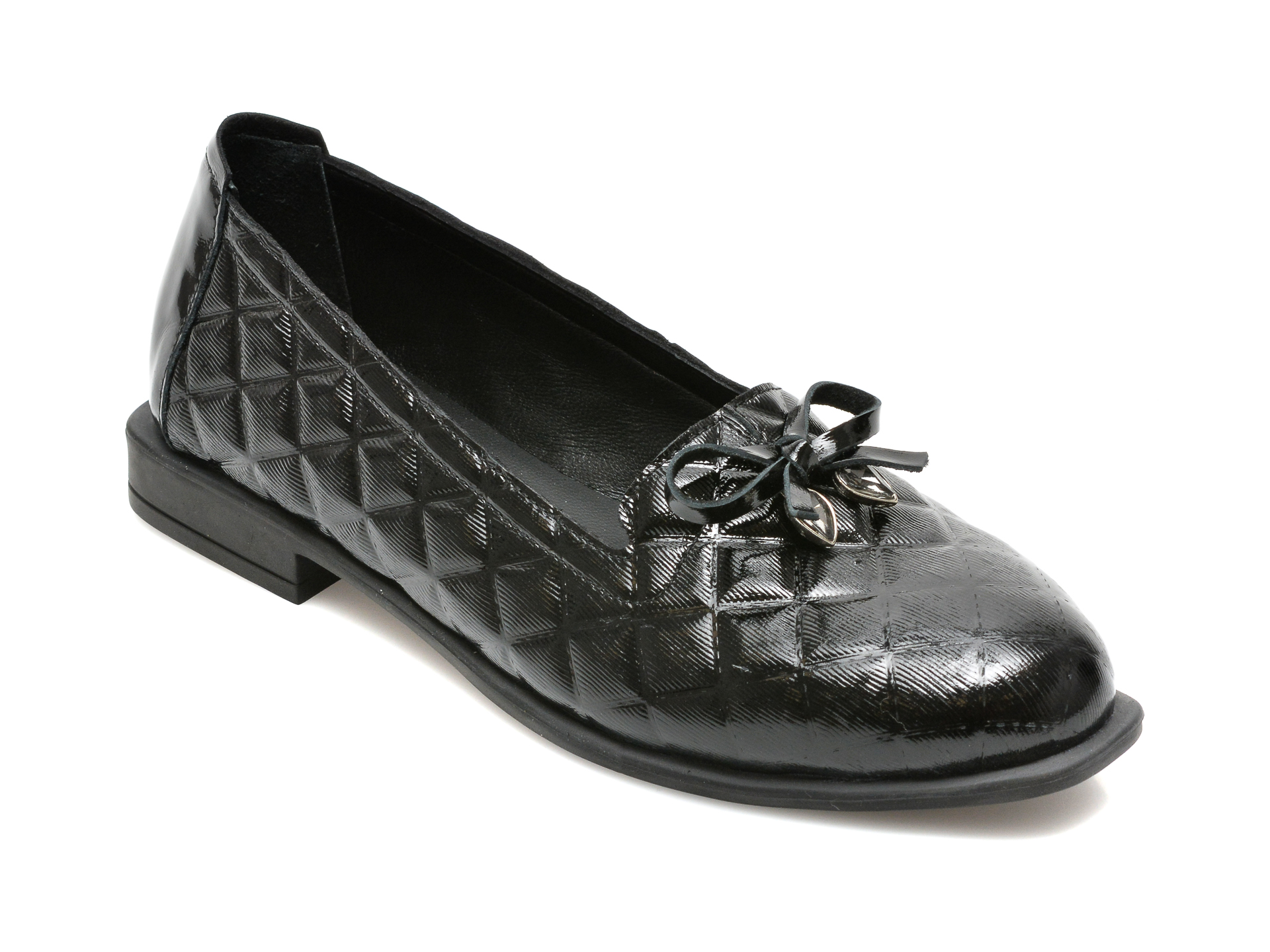Pantofi FLAVIA PASSINI negri, 9616, din piele naturala lacuita Flavia Passini Flavia Passini