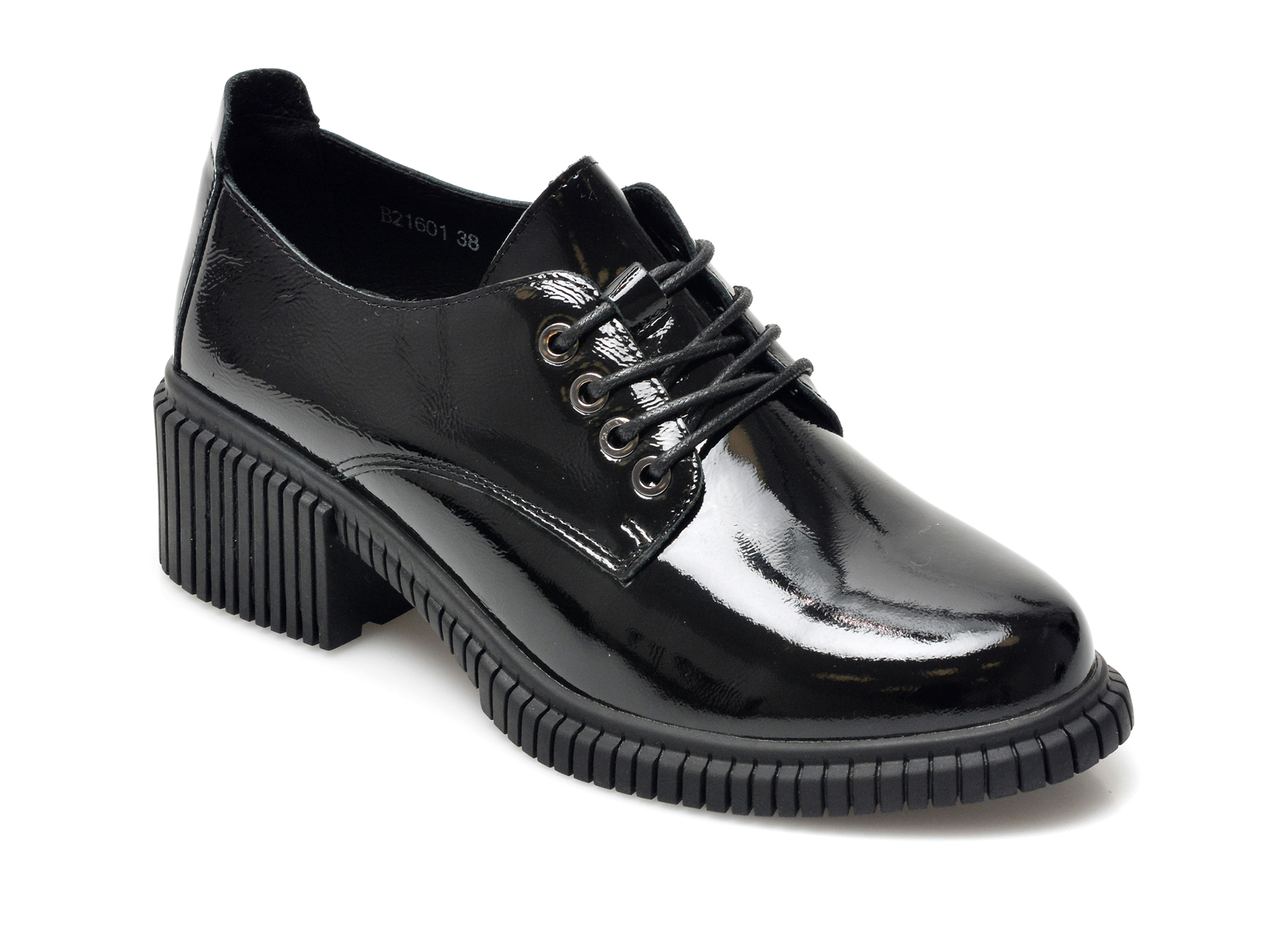 Pantofi FLAVIA PASSINI negri, B21601, din piele naturala lacuita 2022 ❤️ Pret Super Black Friday otter.ro imagine noua 2022