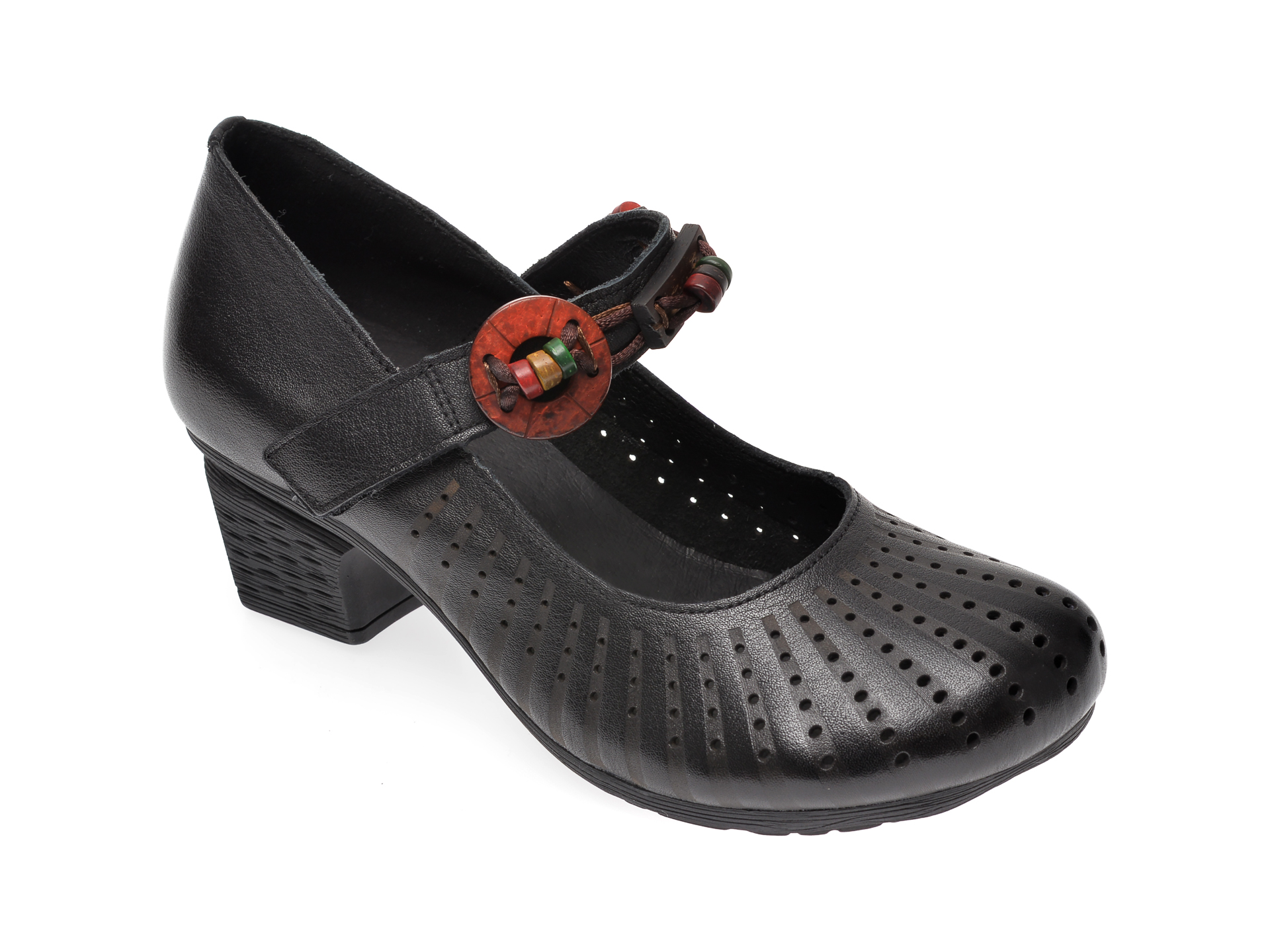 Pantofi FLAVIA PASSINI negri, C931, din piele naturala