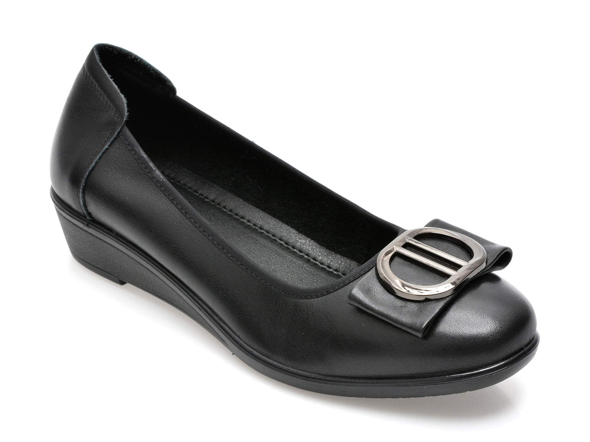 Pantofi FLAVIA PASSINI negri, DC00001, din piele naturala /femei/pantofi imagine noua