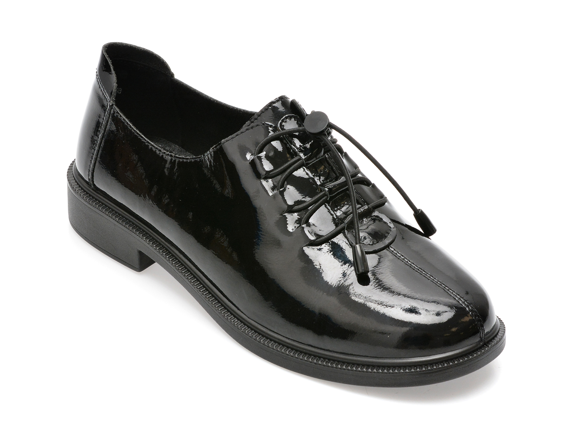 Pantofi FLAVIA PASSINI negri, J900003, din piele naturala lacuita