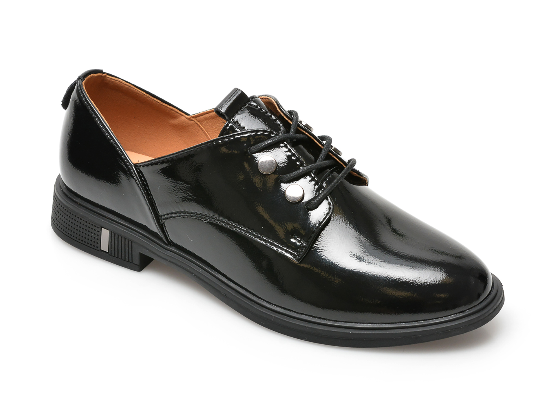 Pantofi FLAVIA PASSINI negri, V631D18, din piele naturala lacuita Flavia Passini