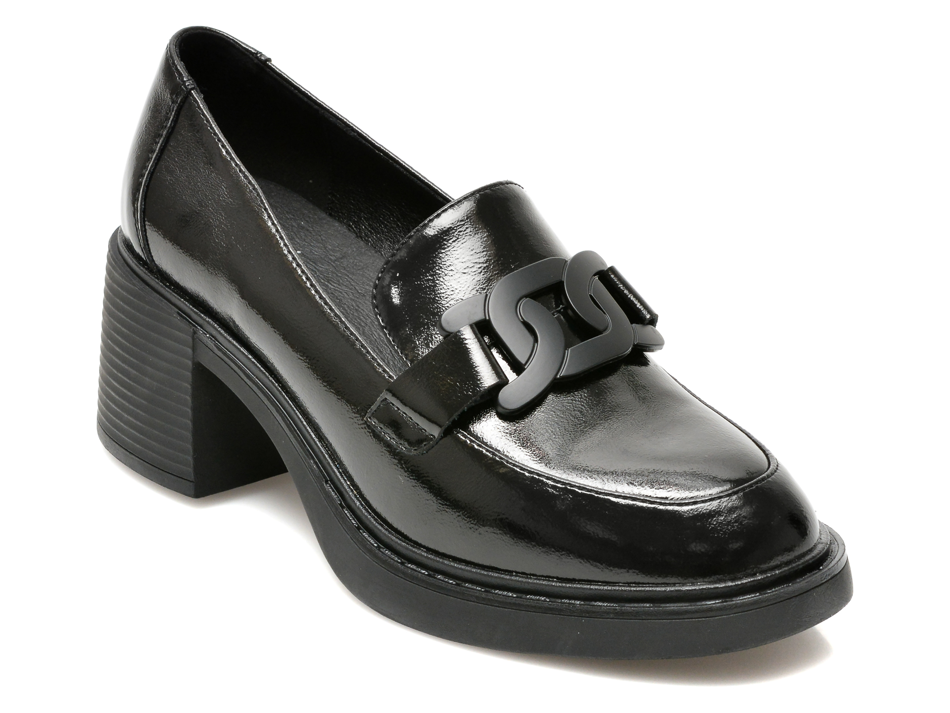 Pantofi FLAVIA PASSINI negri, V689, din piele naturala Flavia Passini