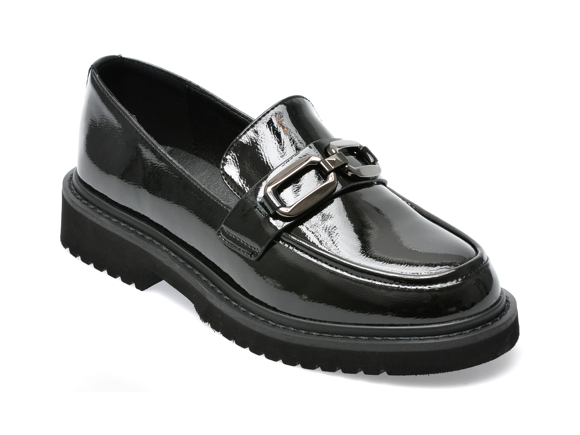 Pantofi FLAVIA PASSINI negri, V828C159, din piele naturala lacuita imagine reduceri black friday 2021 Flavia Passini