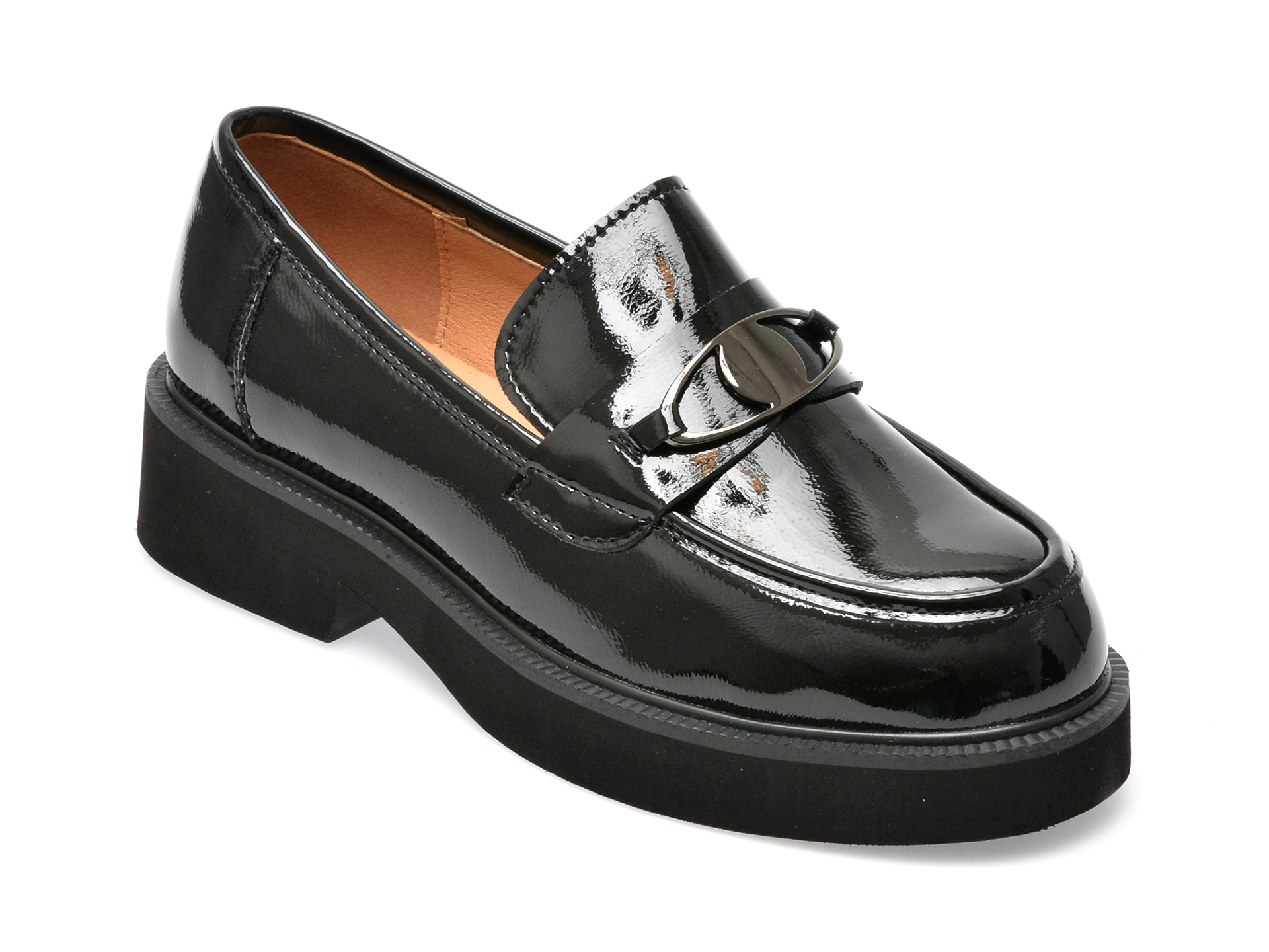 Pantofi FLAVIA PASSINI negri, W100041, din piele naturala lacuita /femei/pantofi imagine noua