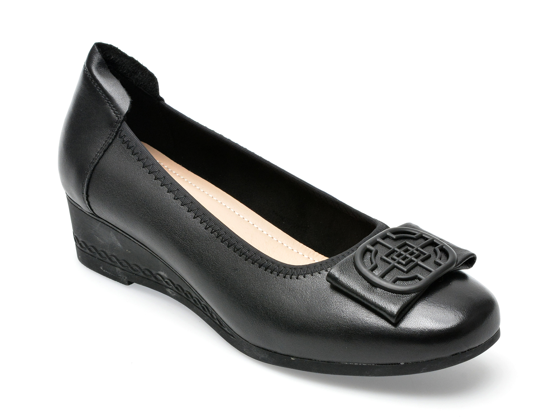 Pantofi FLAVIA PASSINI negri, X420008, din piele naturala /femei/pantofi