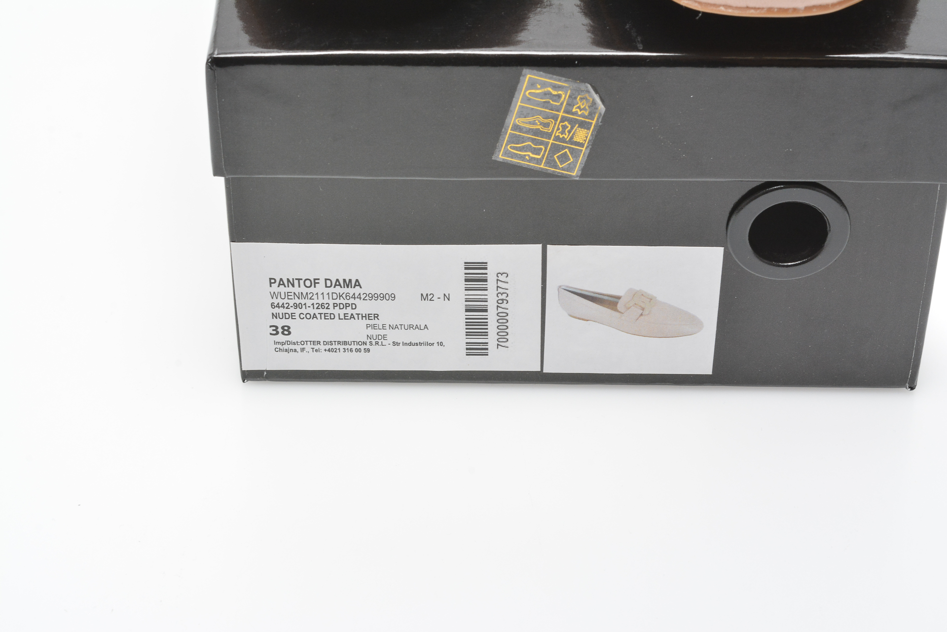 Pantofi FLAVIA PASSINI nude, 6442, din piele naturala Flavia Passini