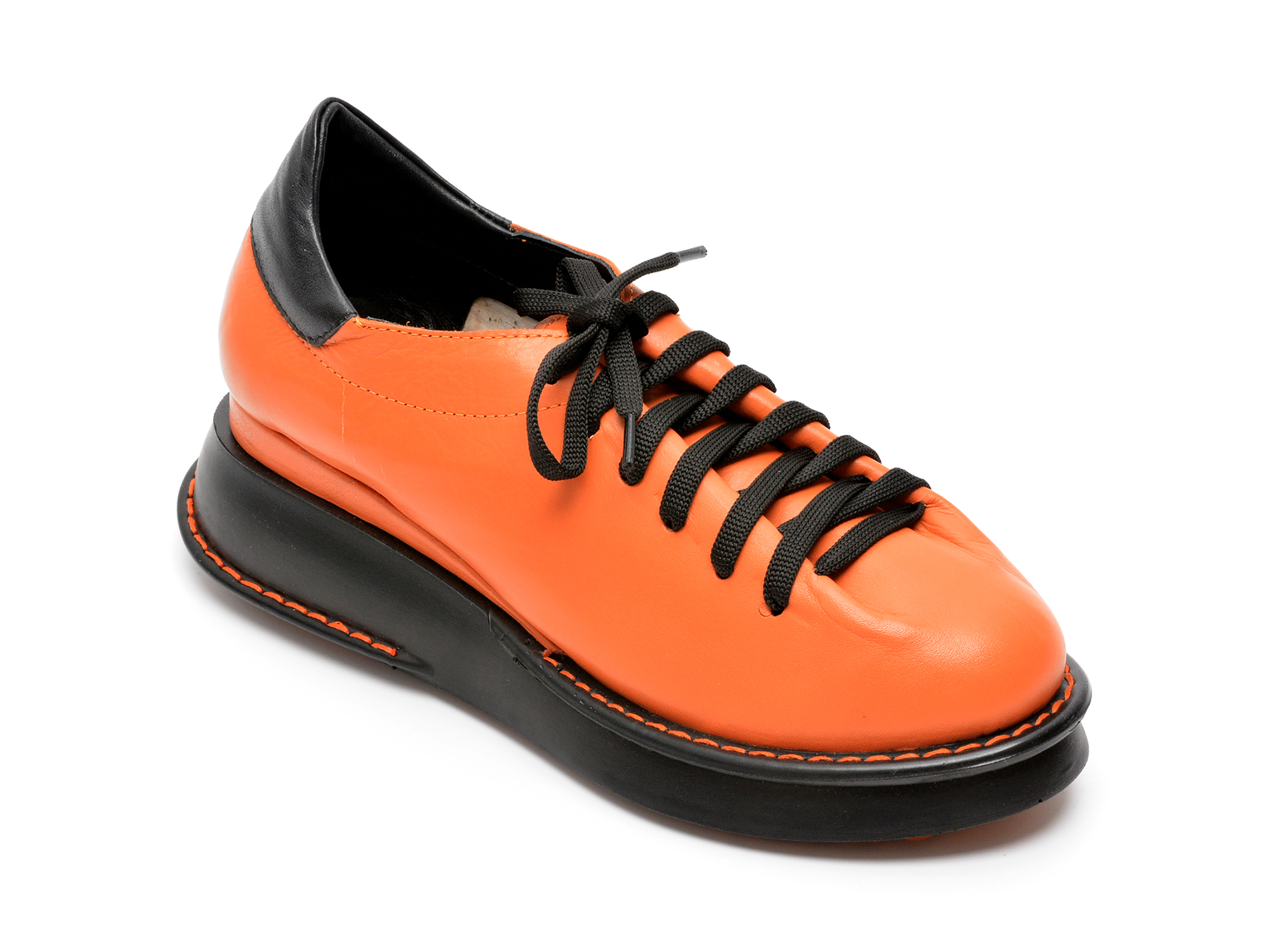 Pantofi FLAVIA PASSINI portocalii, 4028458, din piele naturala